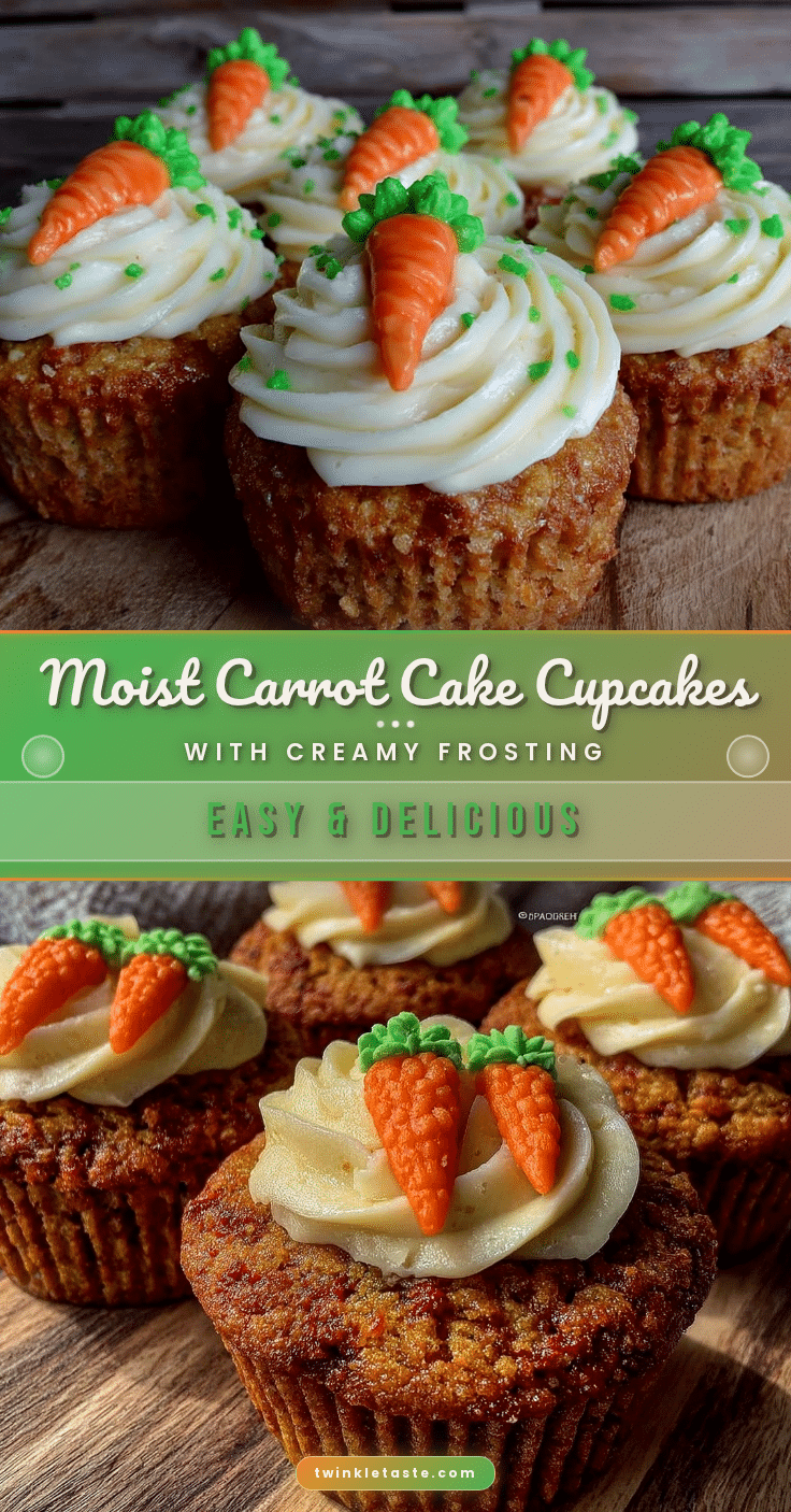 carrot cake cupcakes recipe