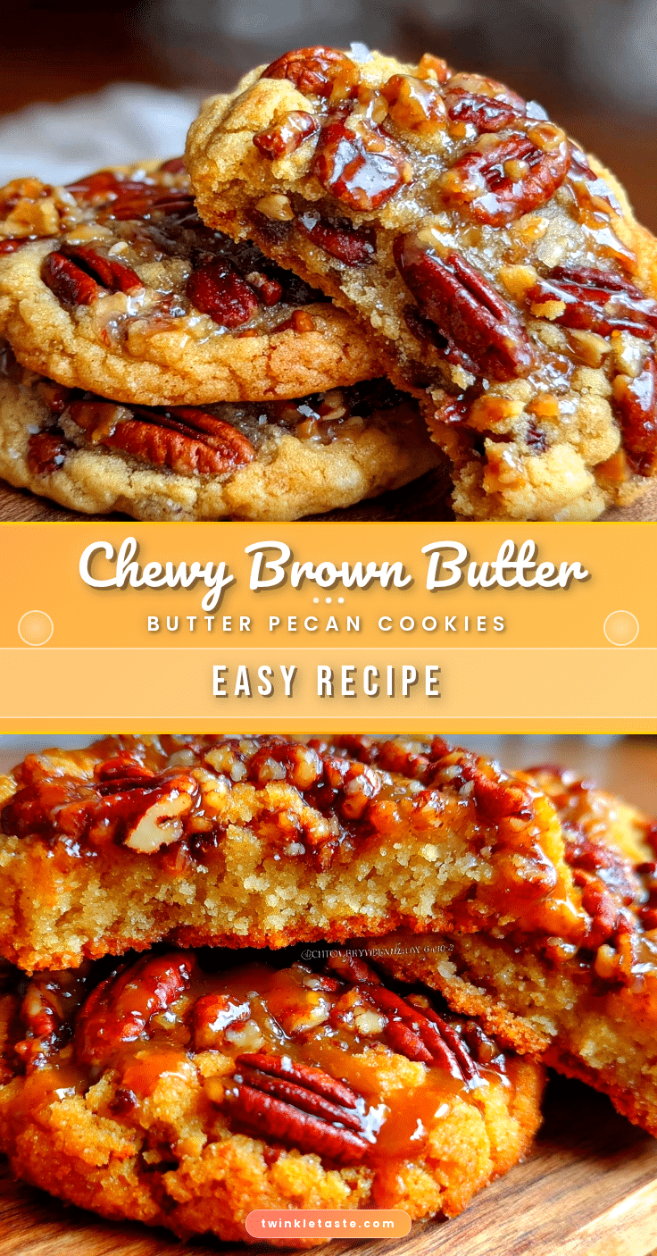 chewy butter pecan cookies recipe