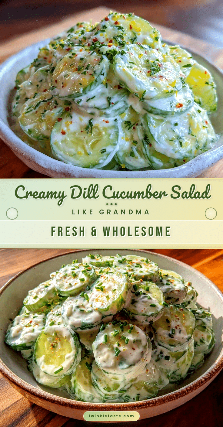 creamy cucumber salad recipe