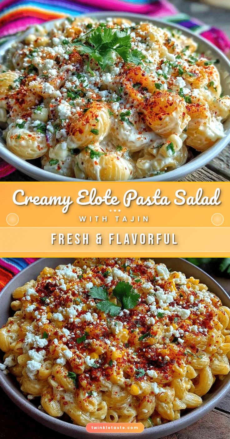creamy elote pasta salad recipe