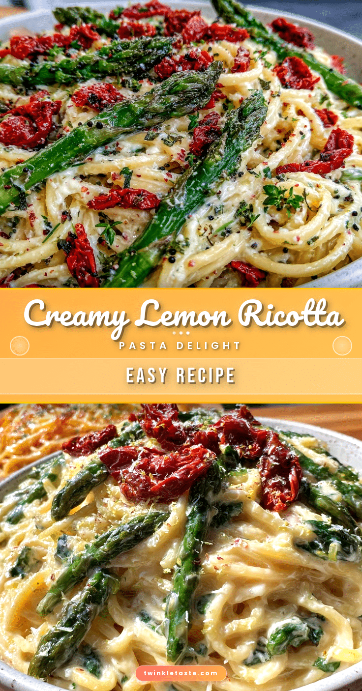 creamy lemon ricotta pasta recipe