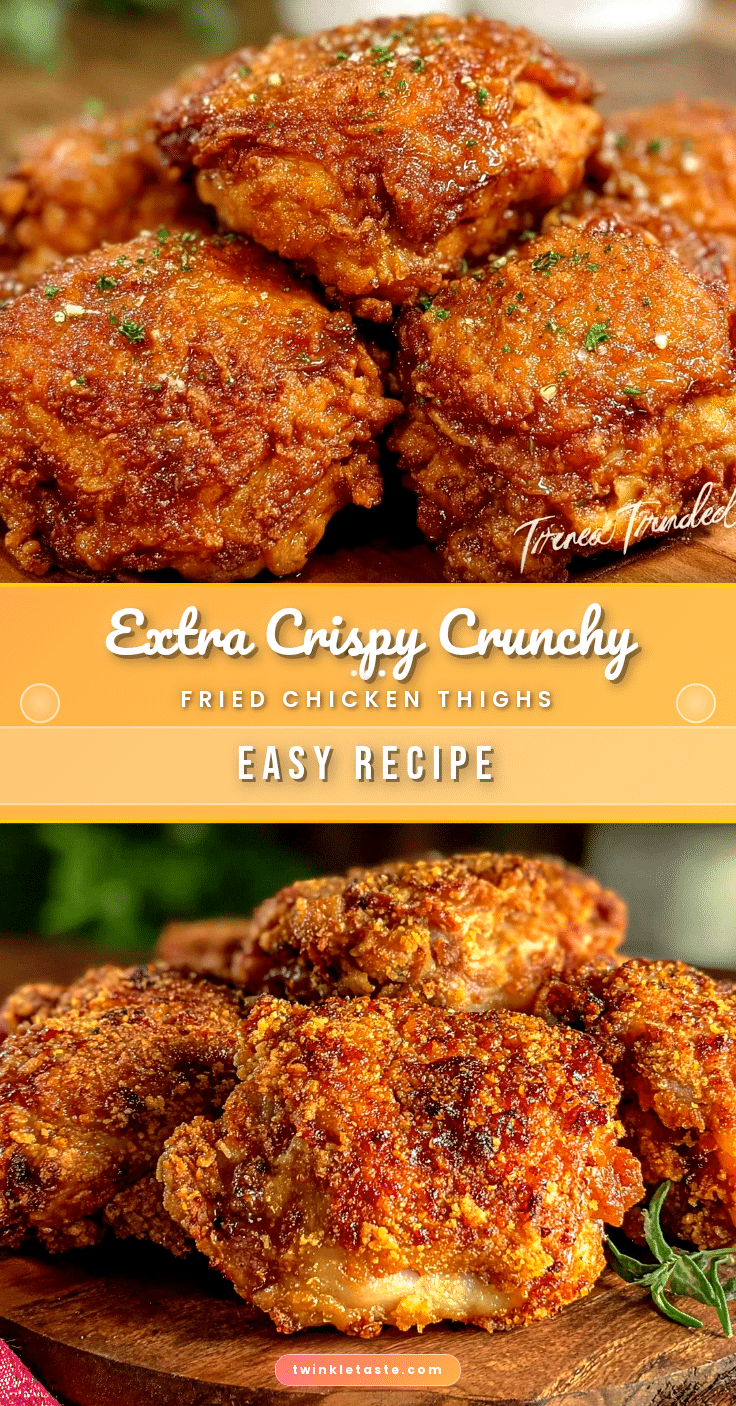 crispy fried chicken thighs recipe