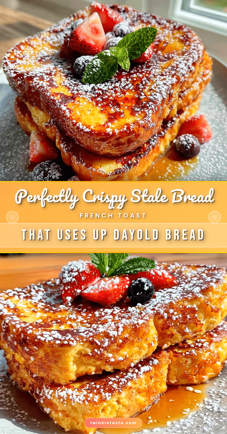 crispy stale bread french toast recipe