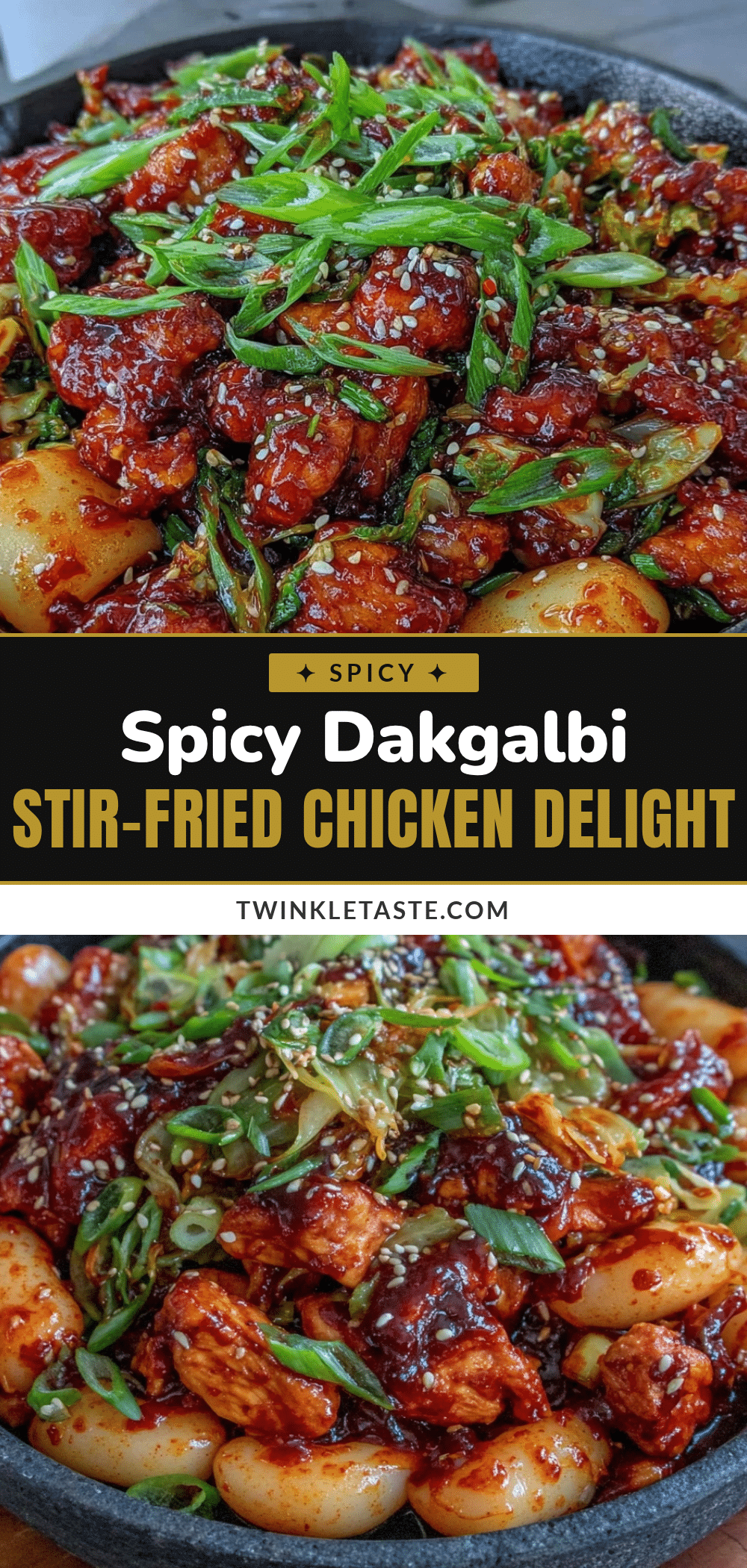 dakgalbi spicy stir-fried chicken recipe