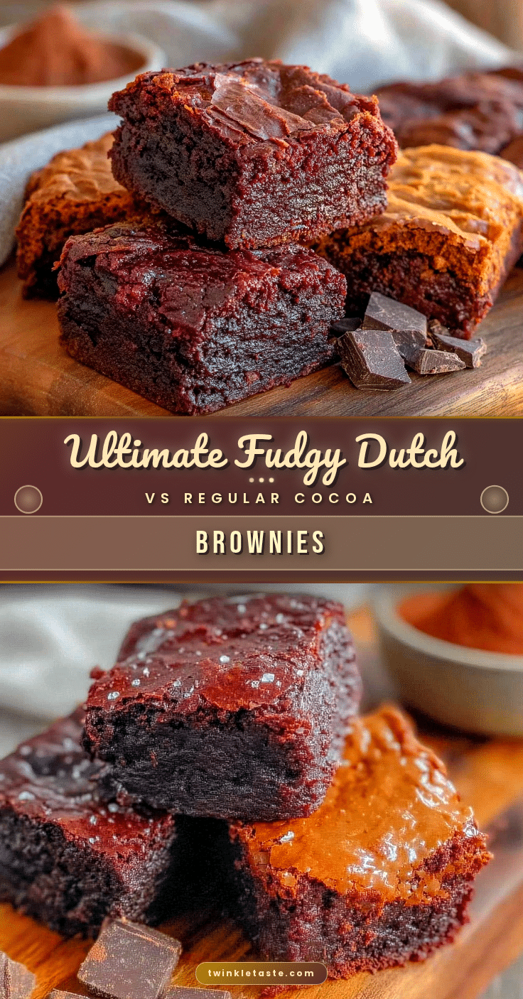 Dutch process cocoa brownies recipe