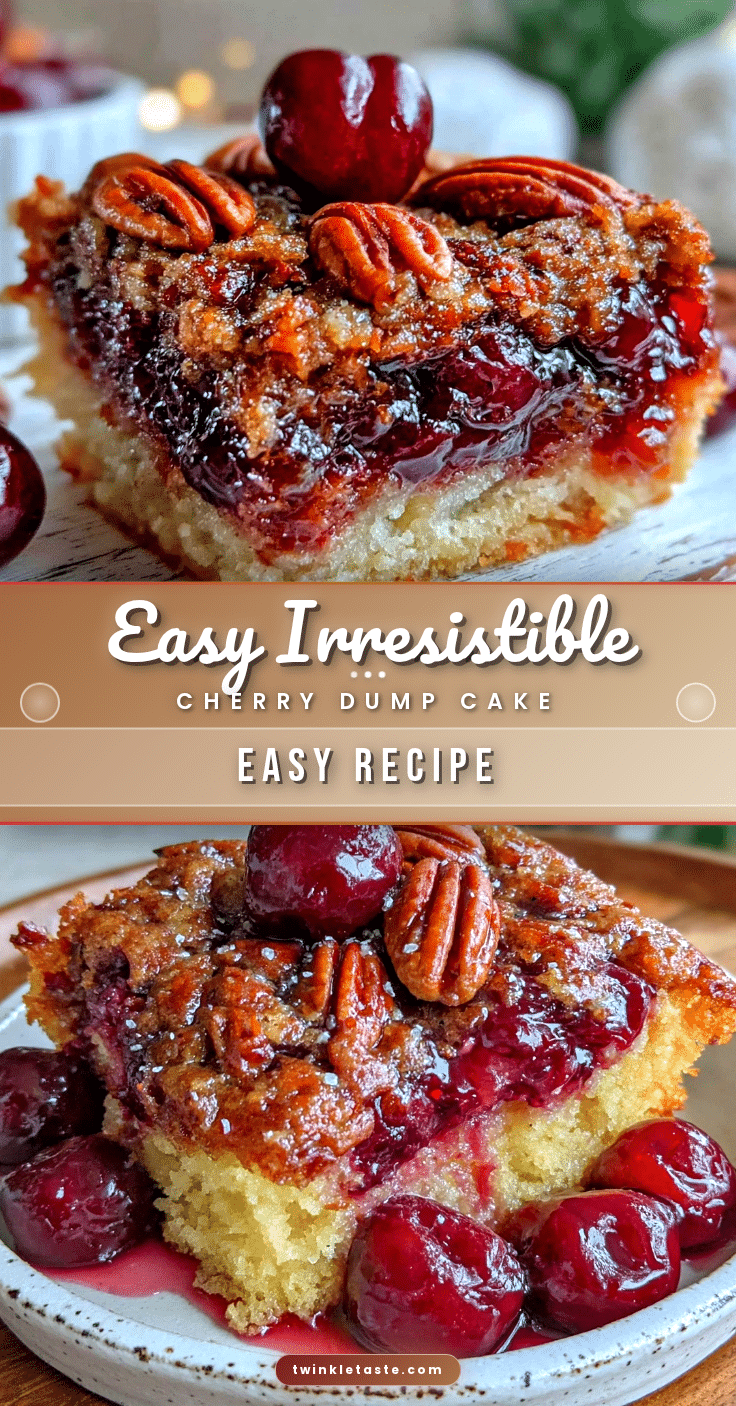 easy cherry dump cake recipe