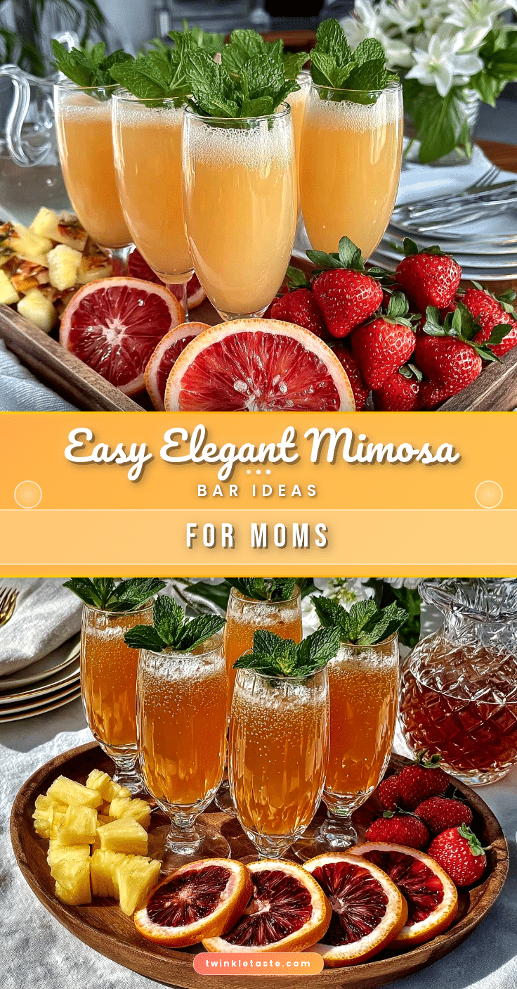 easy elegant mimosa bar setup recipe