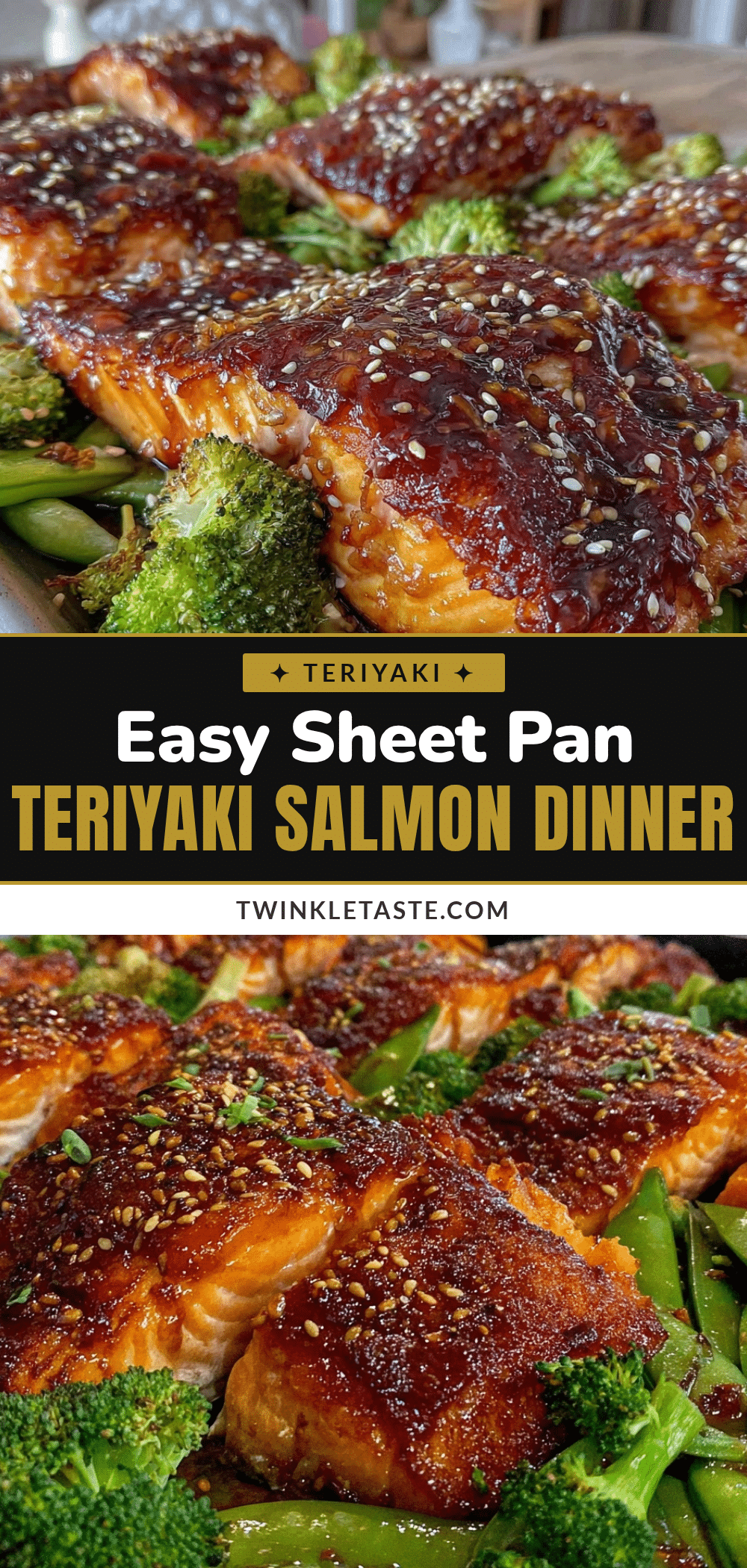 easy sheet pan teriyaki salmon recipe