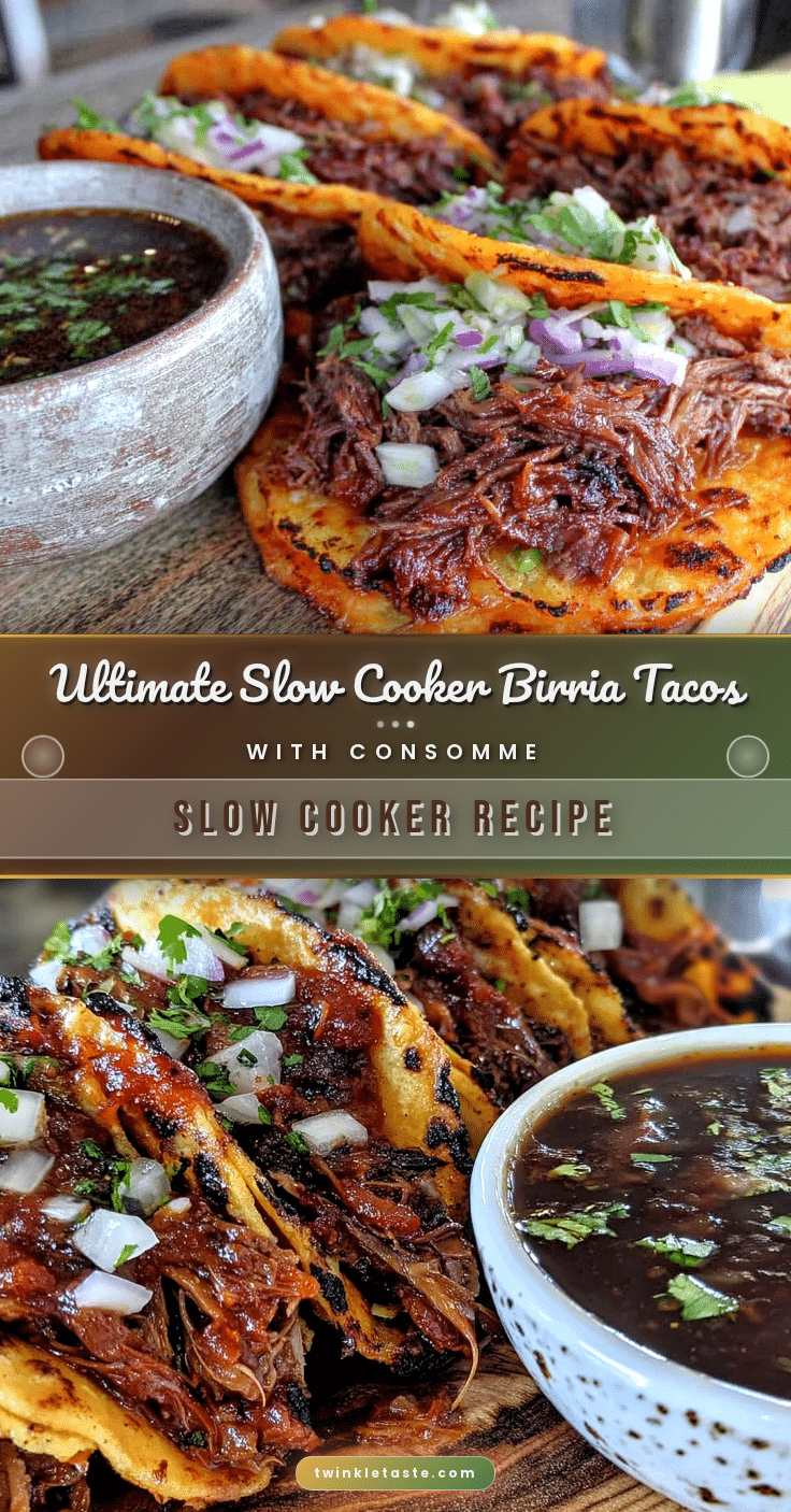 flavorful birria tacos with consomme slow cooker recipe recipe