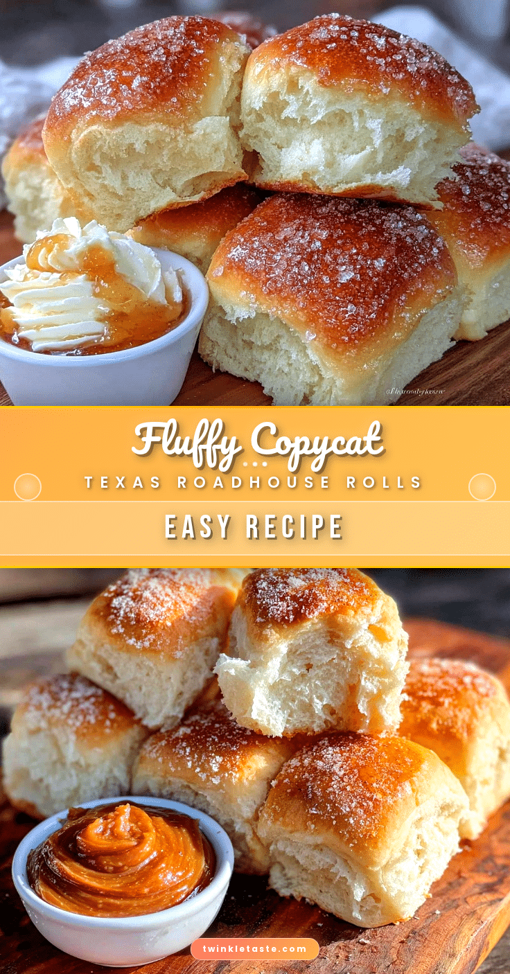 Fluffy Copycat Texas Roadhouse Rolls recipe