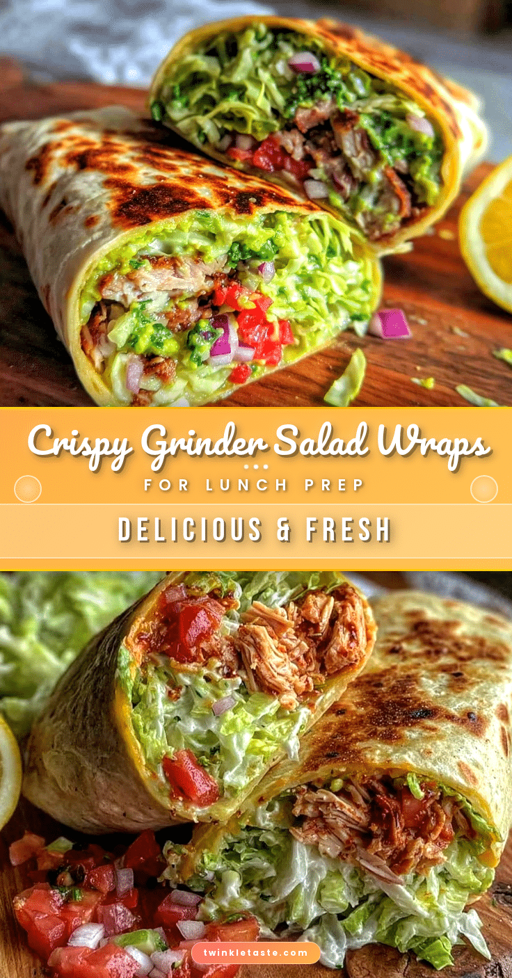 fresh grinder salad wrap recipe