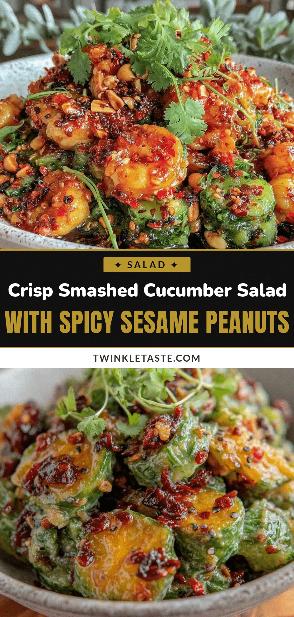 fresh smashed cucumber salad recipe