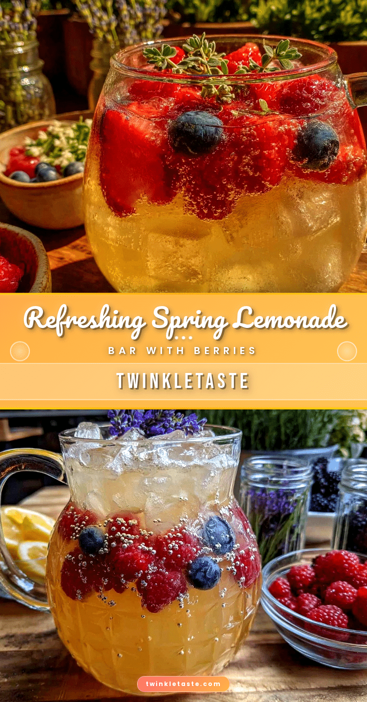 fresh spring garden party lemonade bar recipe