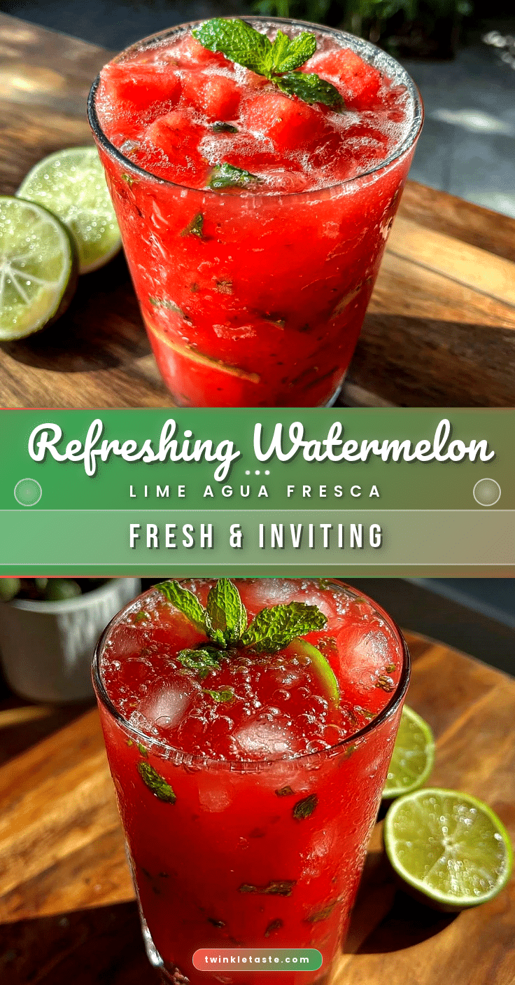 fresh watermelon agua fresca recipe