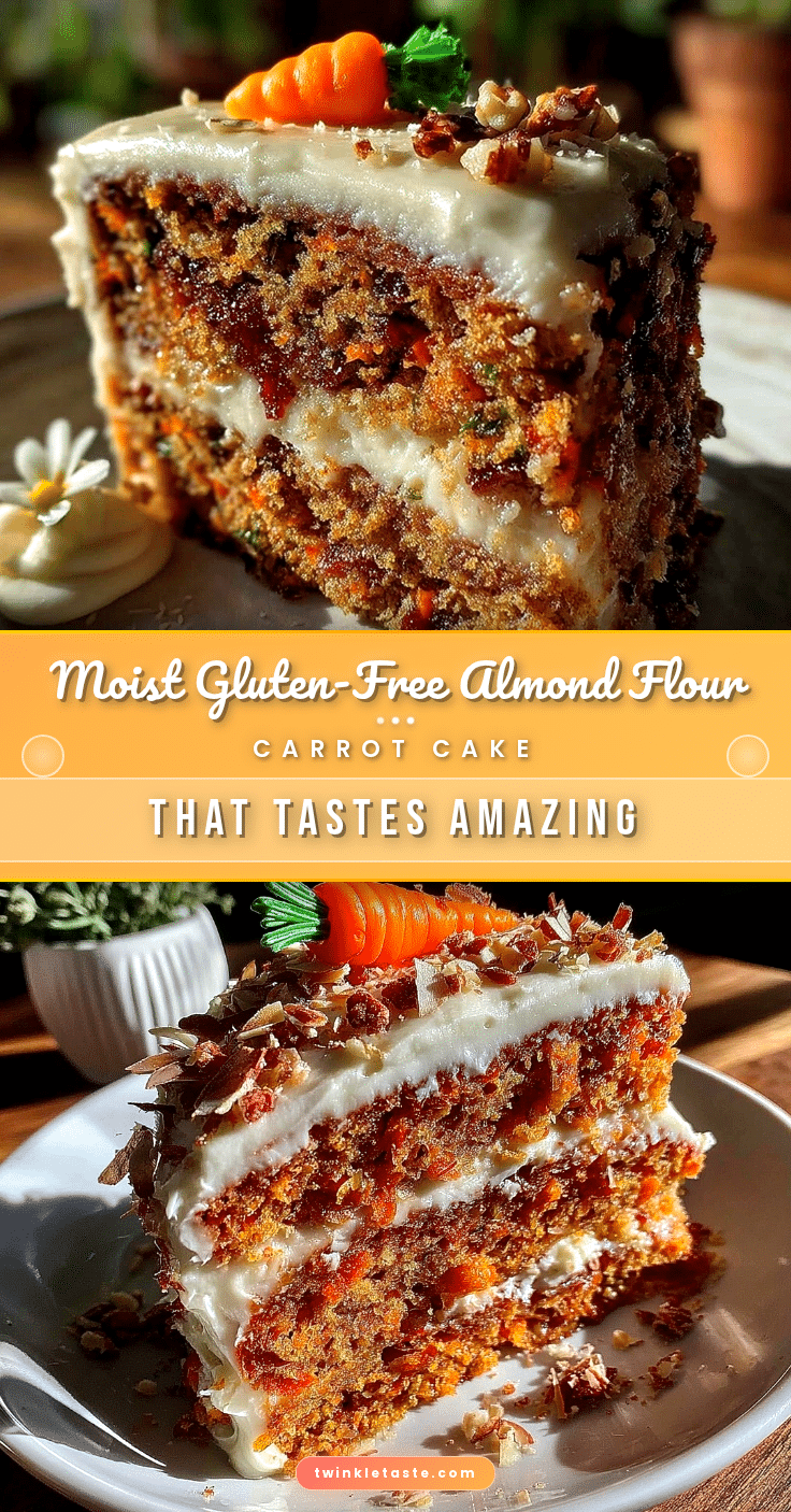 gluten-free carrot cake with almond flour recipe