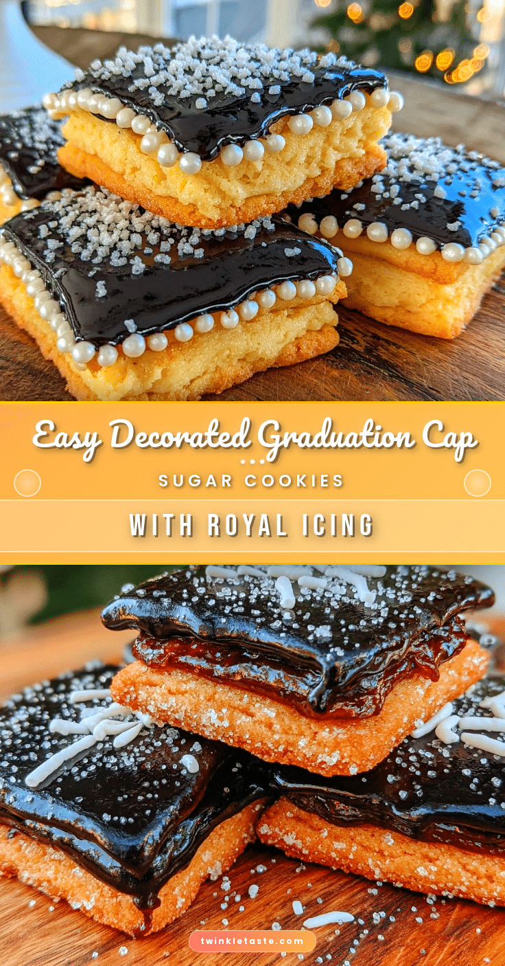 graduation cap sugar cookies recipe
