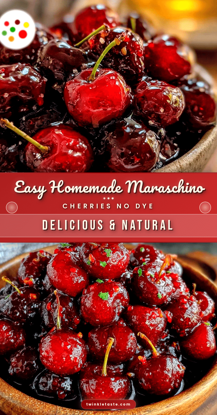 homemade maraschino cherries no dye recipe