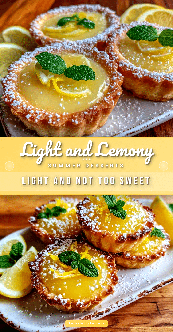 light lemon desserts recipe
