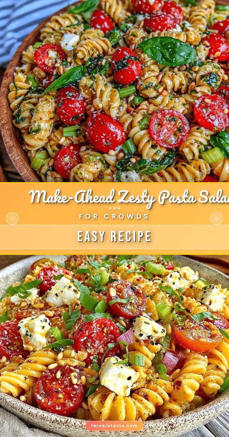 make-ahead zesty pasta salad recipe