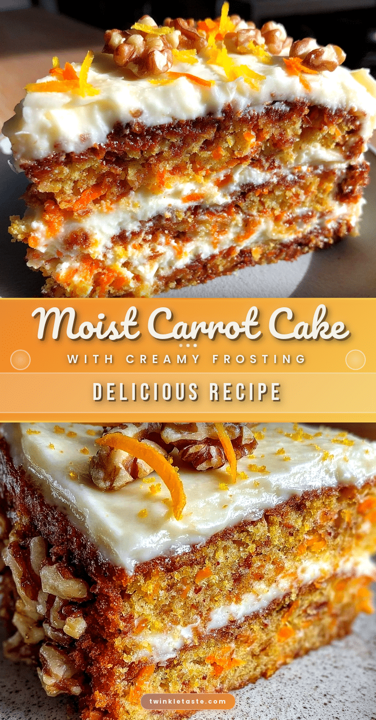 moist homemade carrot cake recipe
