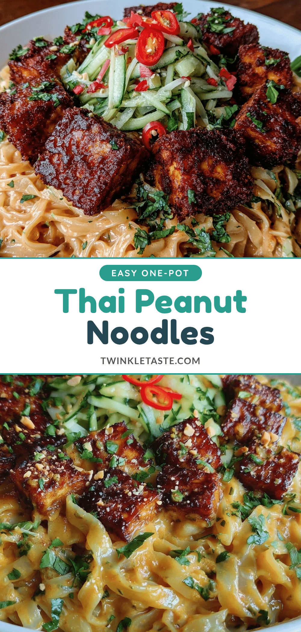 one-pot thai peanut noodles recipe