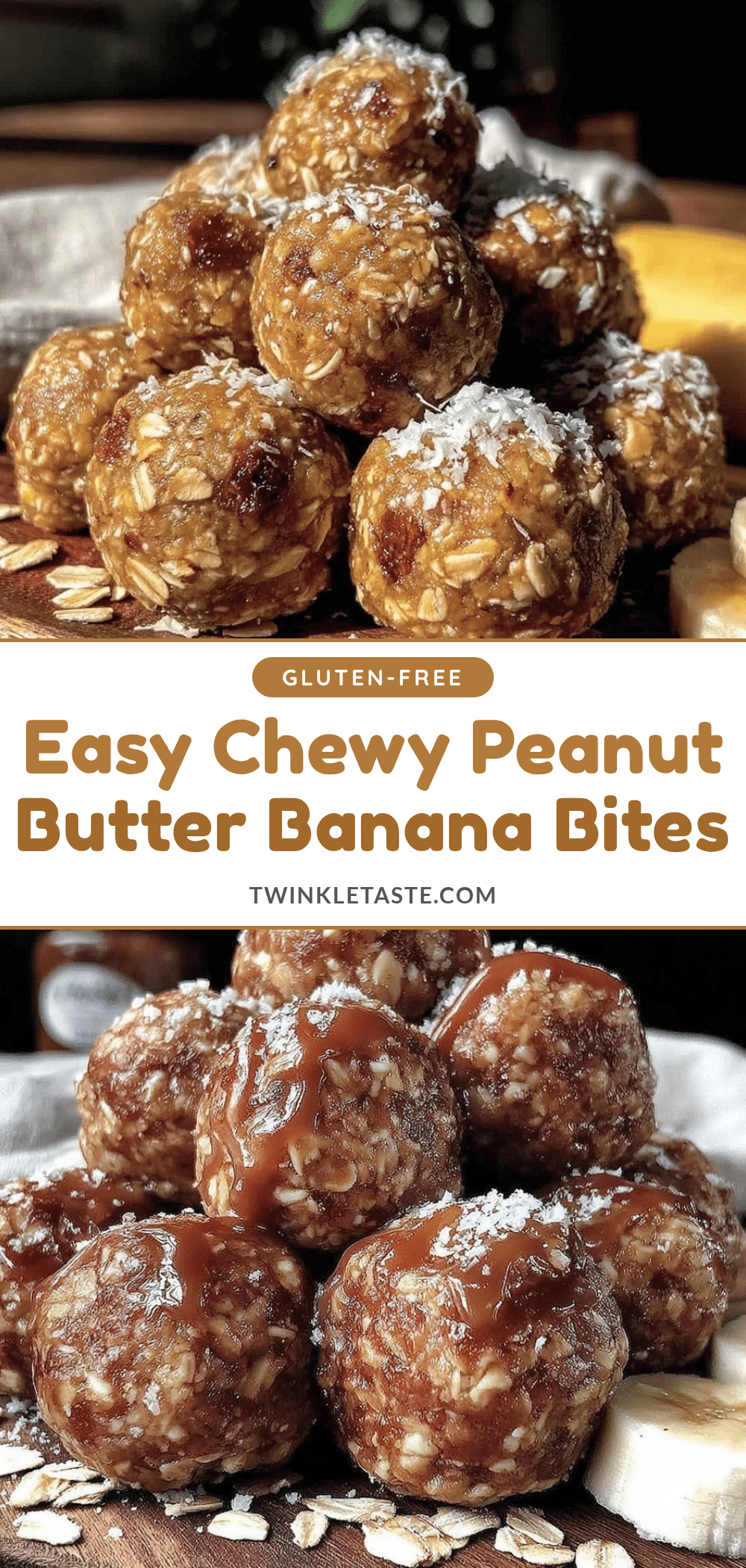peanut butter banana oat energy bites recipe