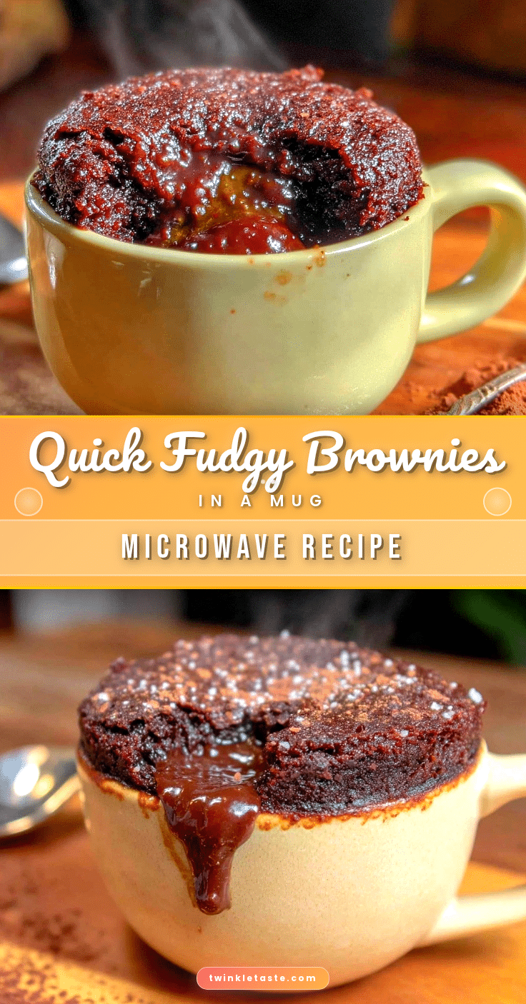 quick brownies in a mug recipe