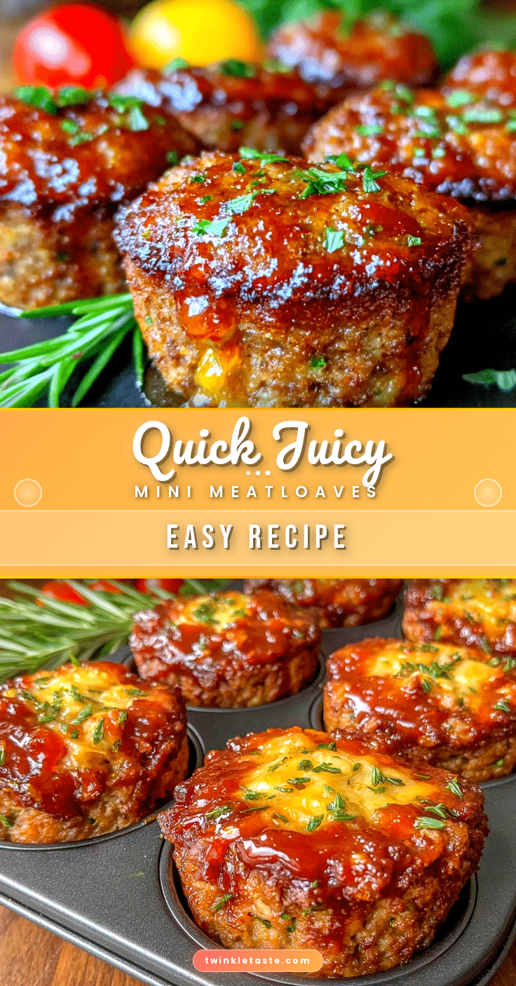 quick mini meatloaves recipe