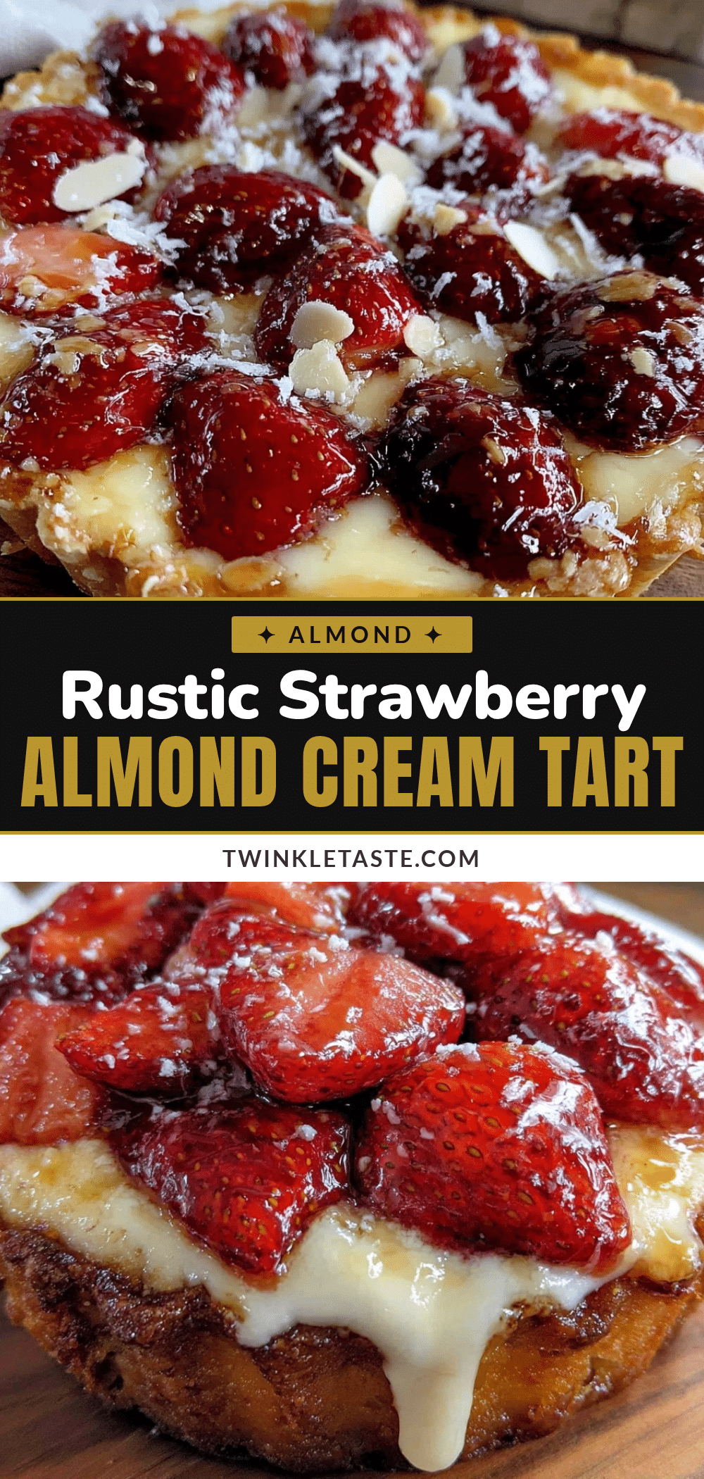 rustic strawberry frangipane tart recipe