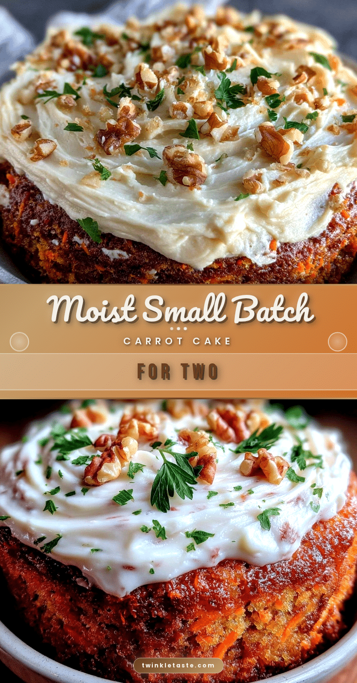 small batch carrot cake recipe