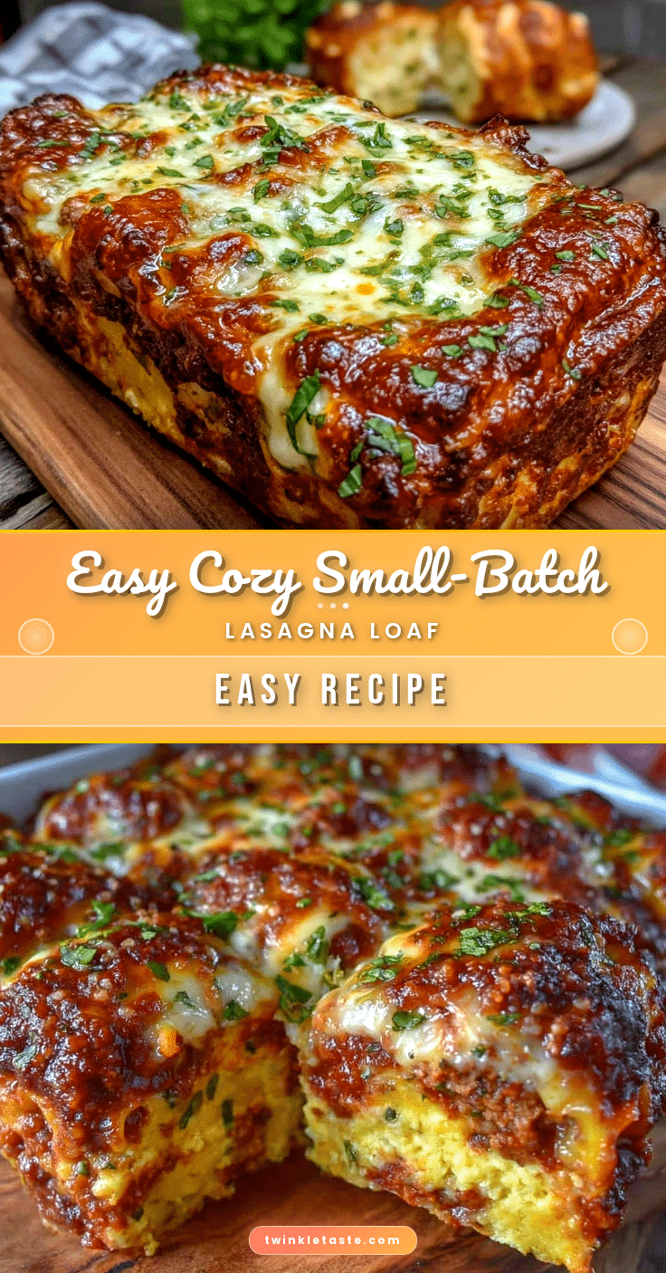 small-batch lasagna loaf recipe