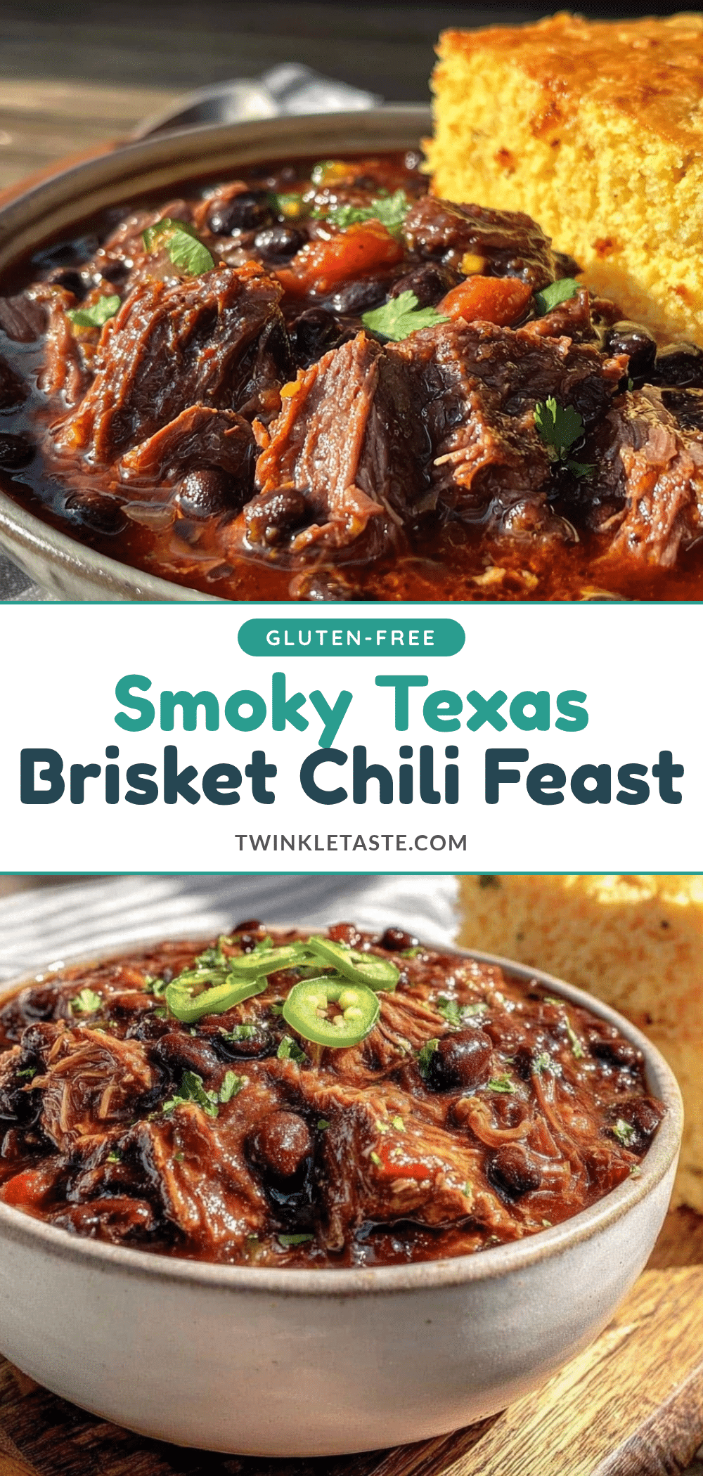 Texas-style brisket chili recipe