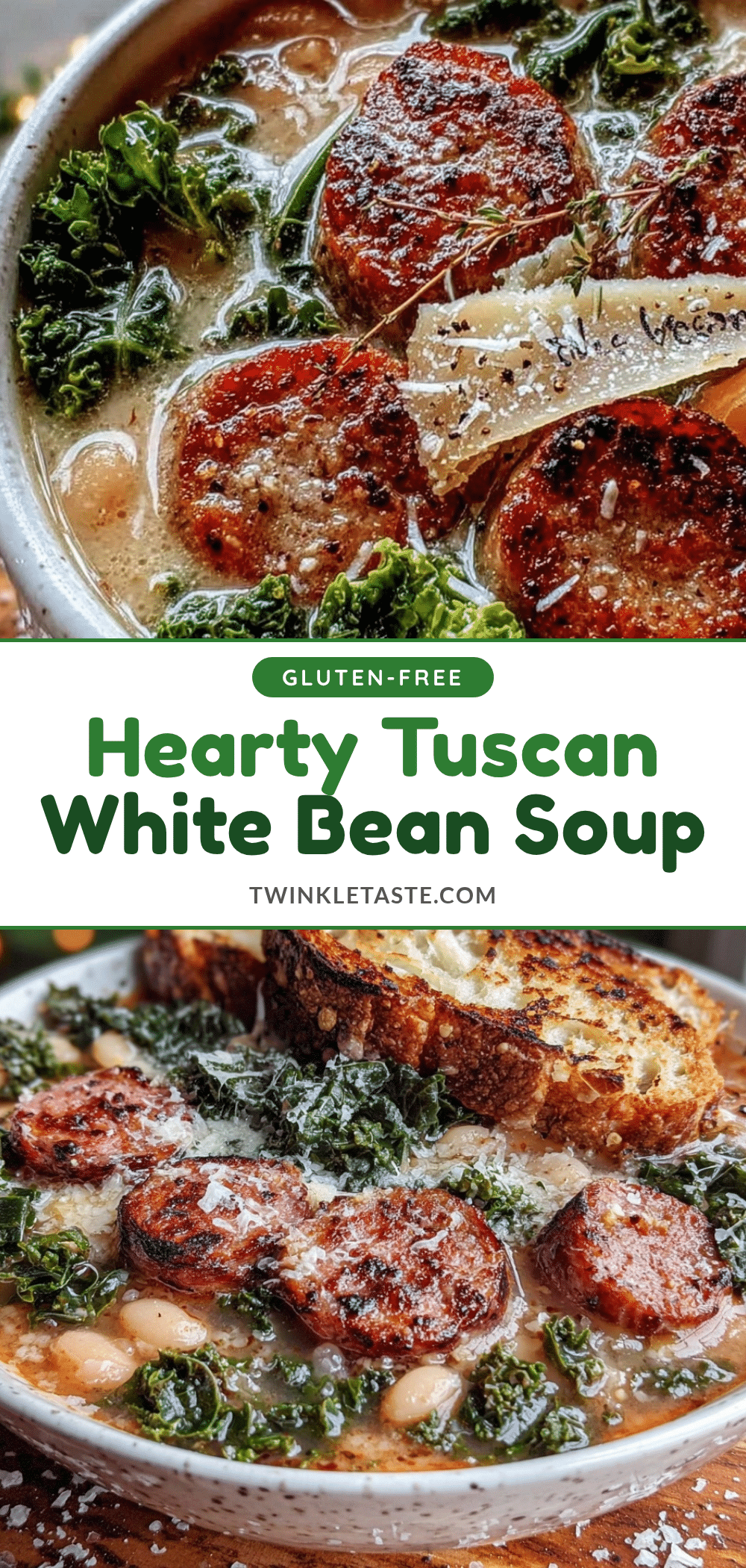 Tuscan white bean and kale soup recipe