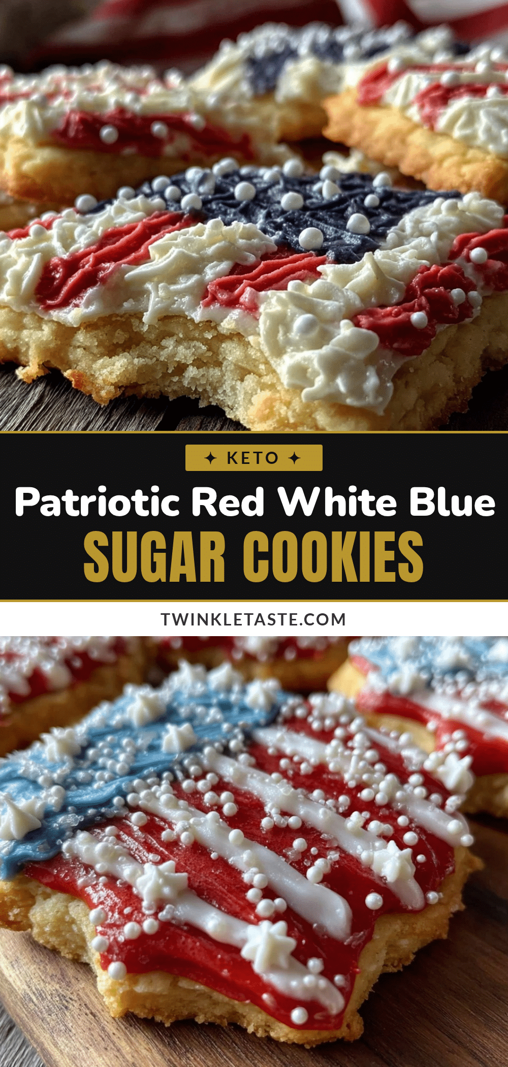american flag sugar cookies recipe