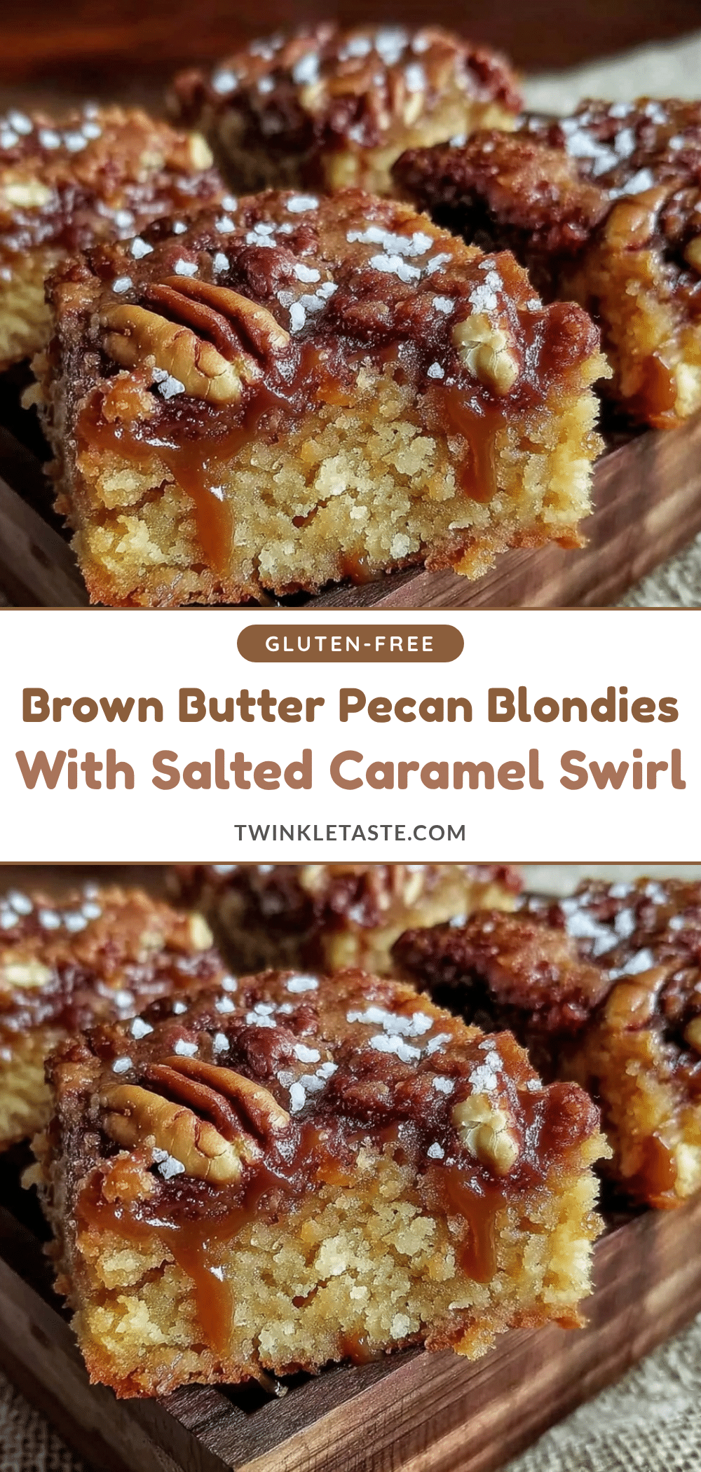 brown butter pecan blondies recipe