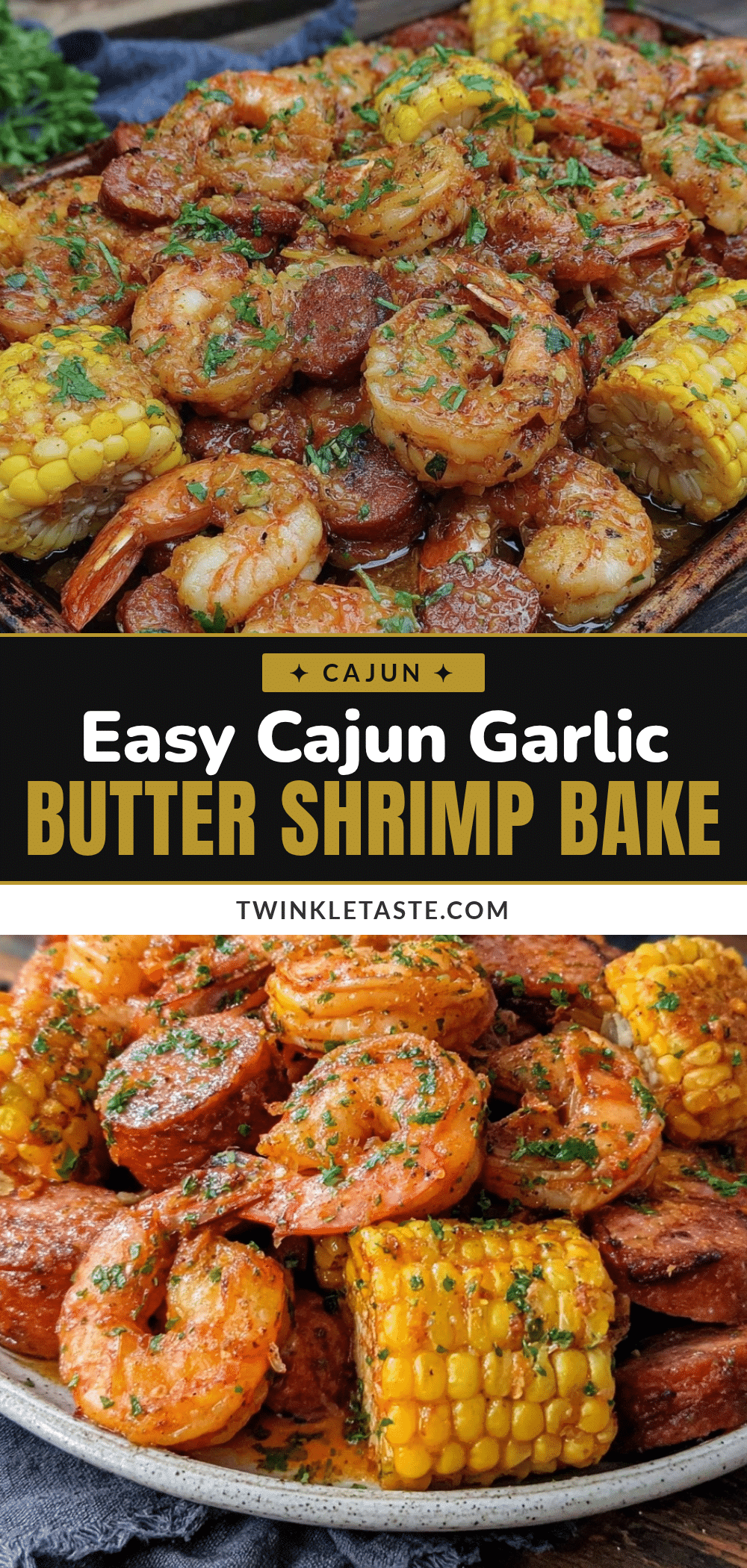 Cajun Garlic Butter Shrimp recipe