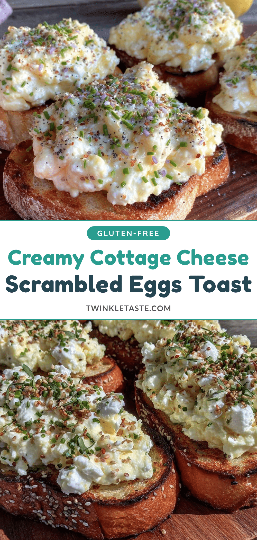 creamy cottage cheese scrambled eggs toast recipe