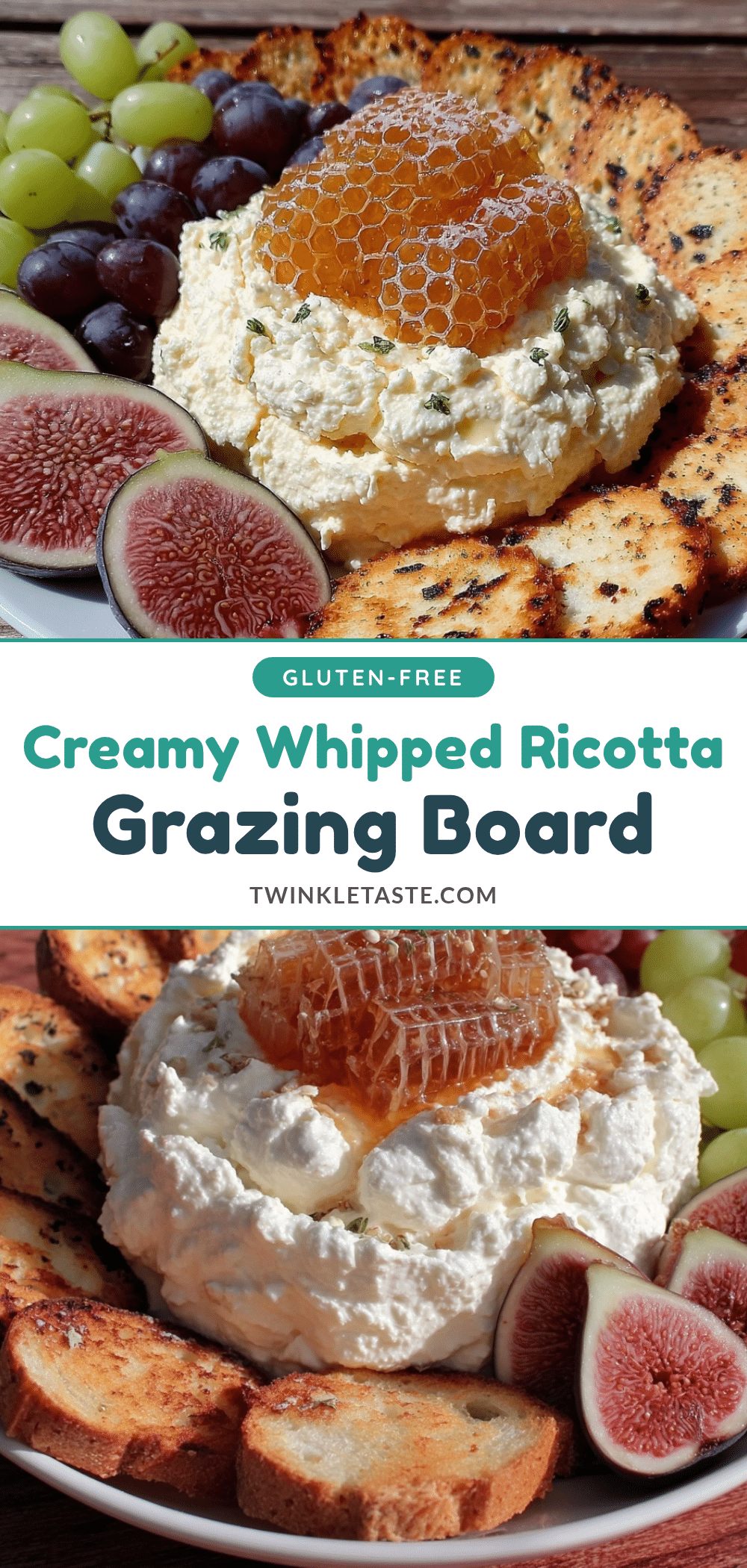 creamy whipped ricotta grazing board recipe