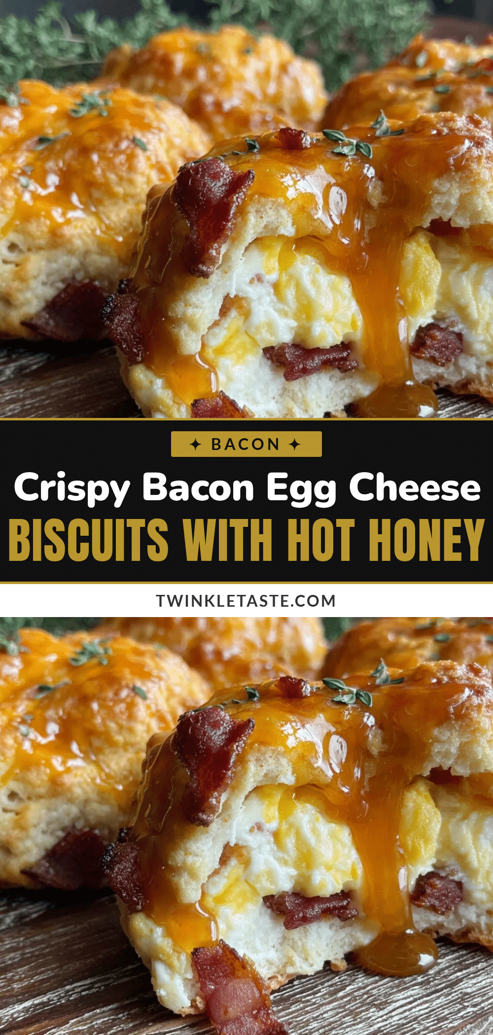 crispy bacon egg and cheese stuffed biscuits recipe