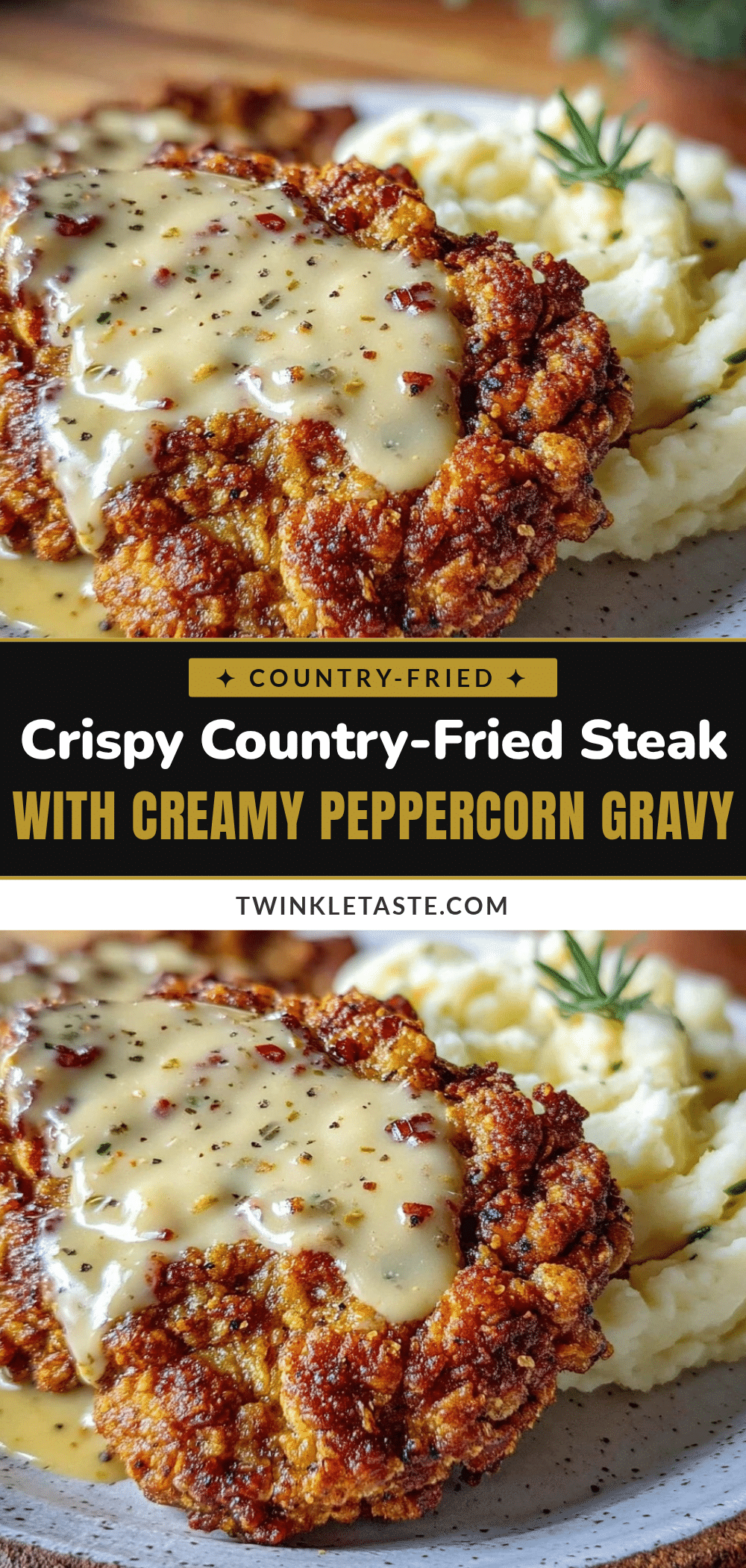 crispy country-fried steak recipe recipe