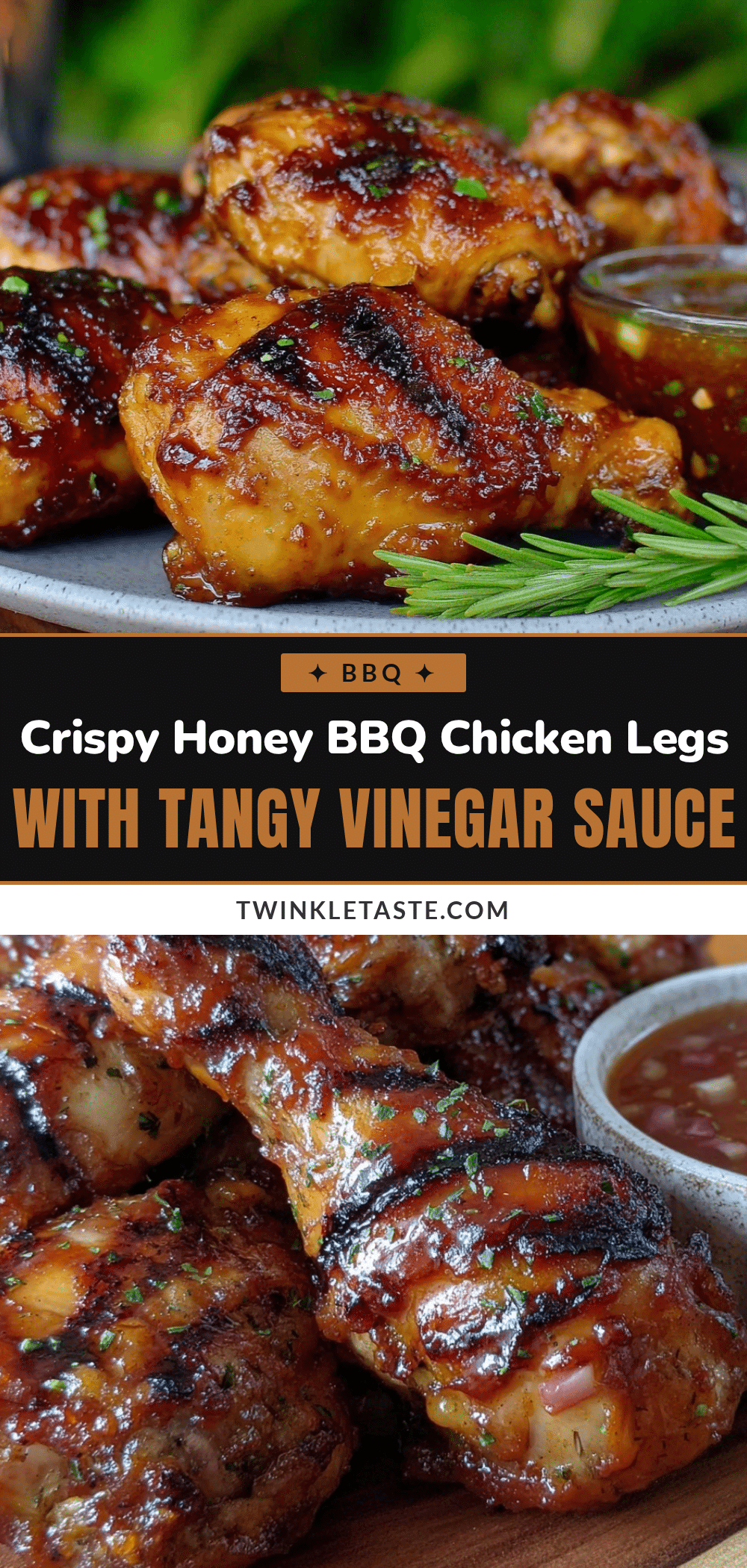 crispy grilled honey bbq chicken legs recipe