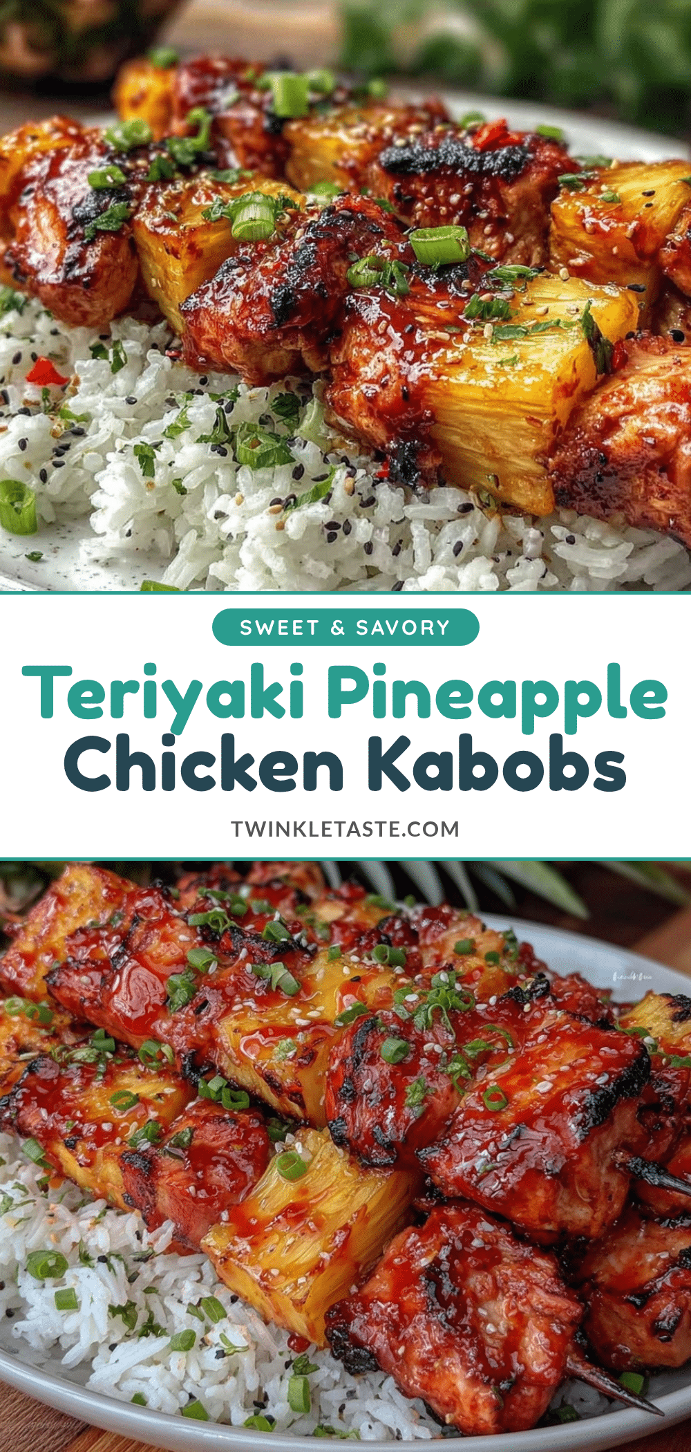 grilled teriyaki pineapple chicken kabobs recipe