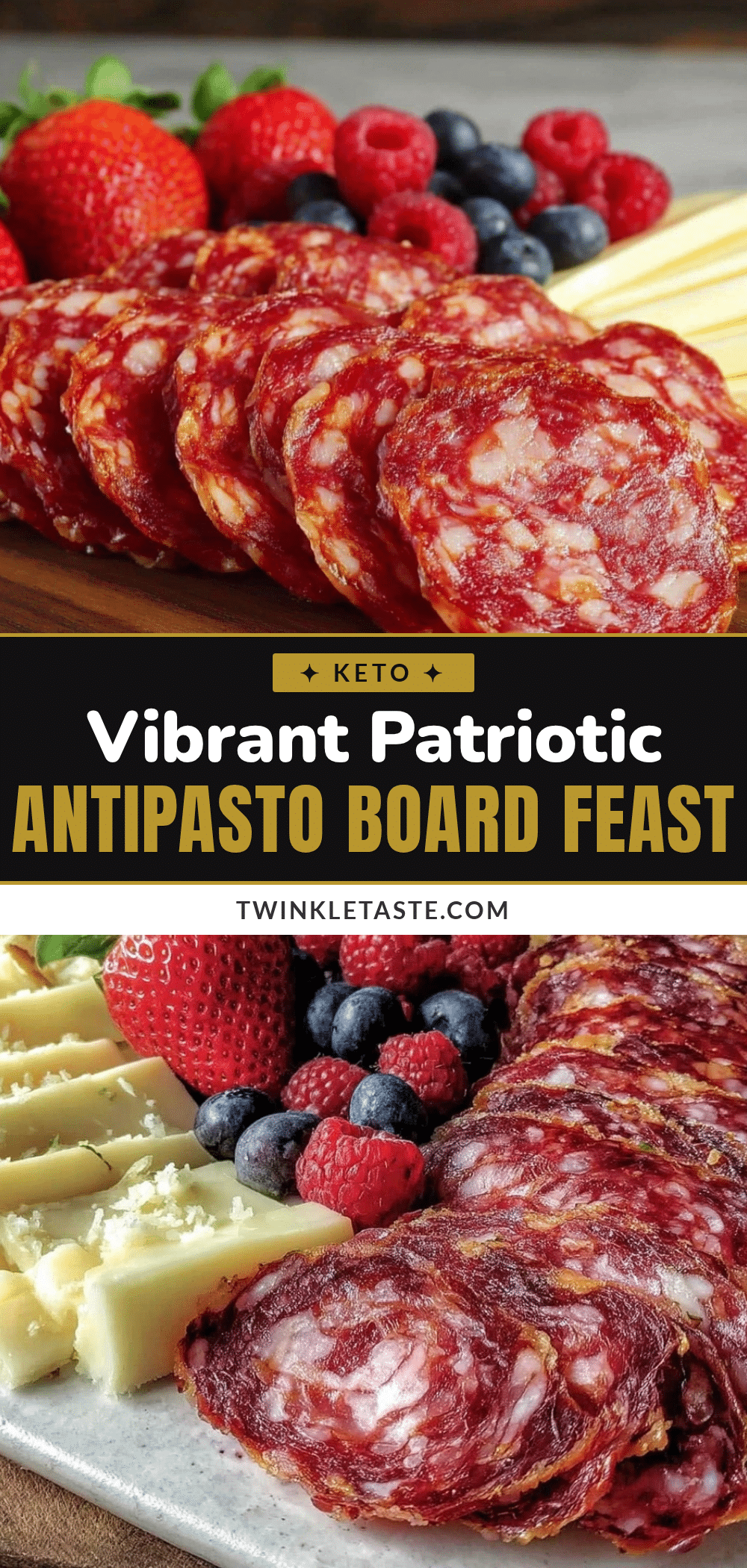 patriotic antipasto charcuterie board recipe