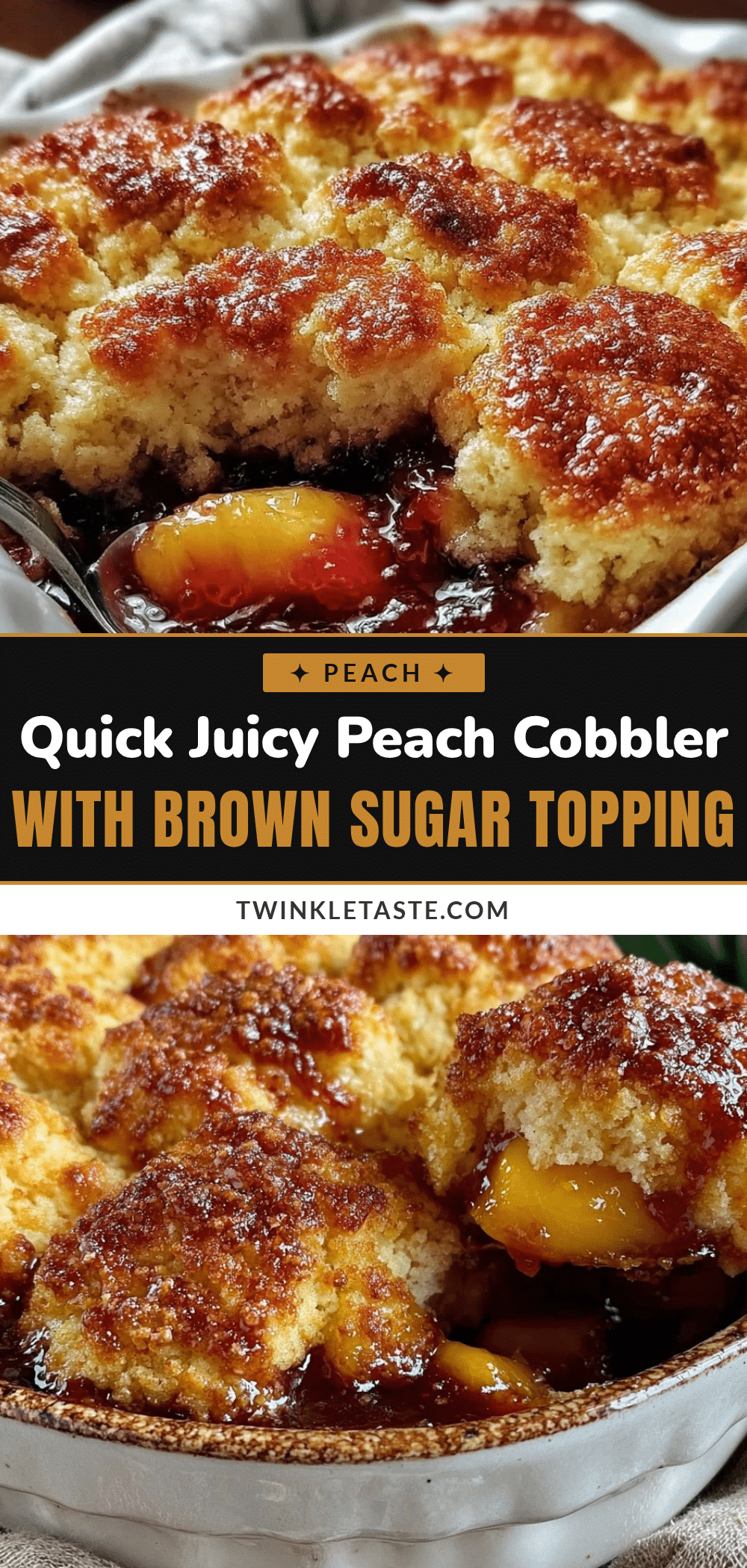 quick fresh peach cobbler recipe