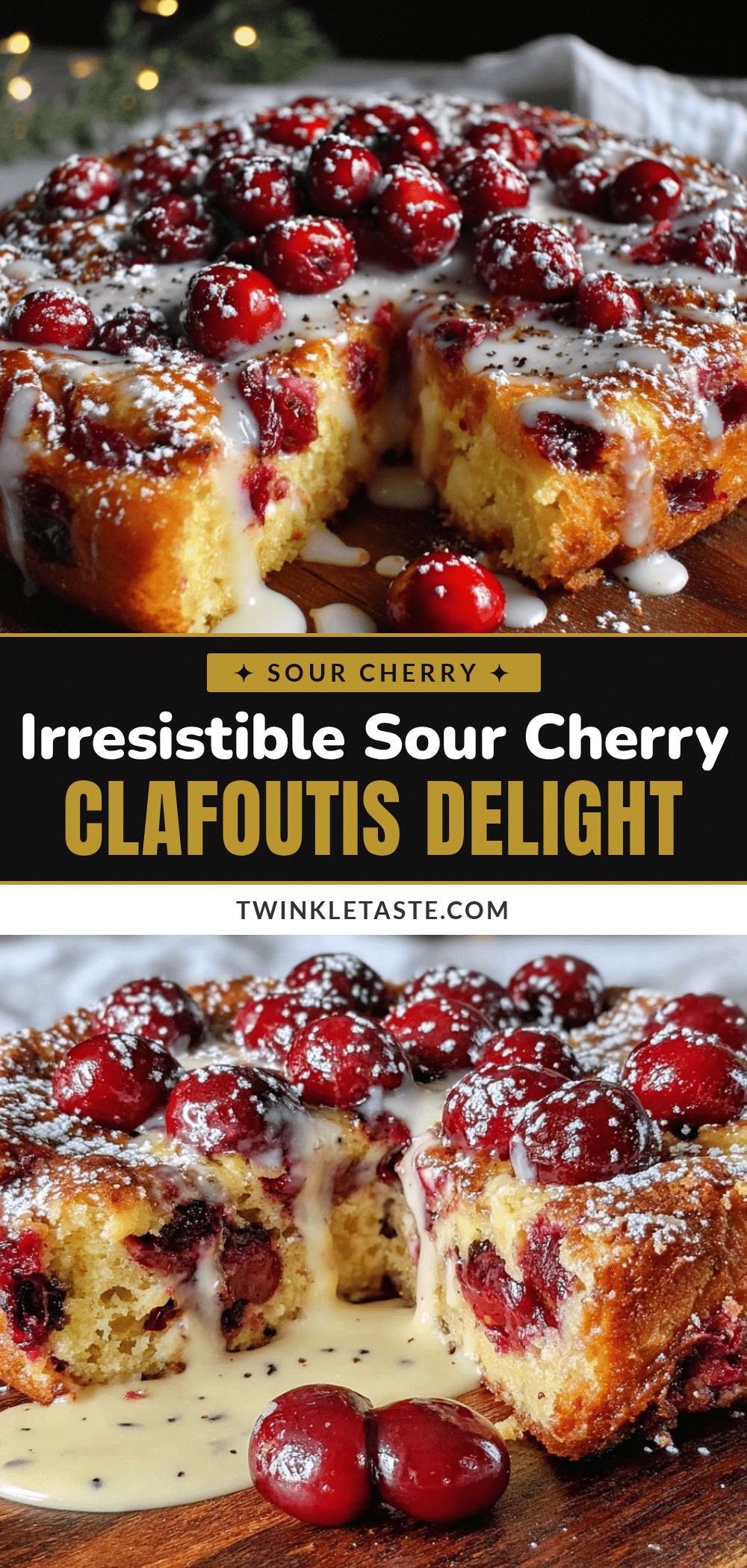 sour cherry clafoutis recipe