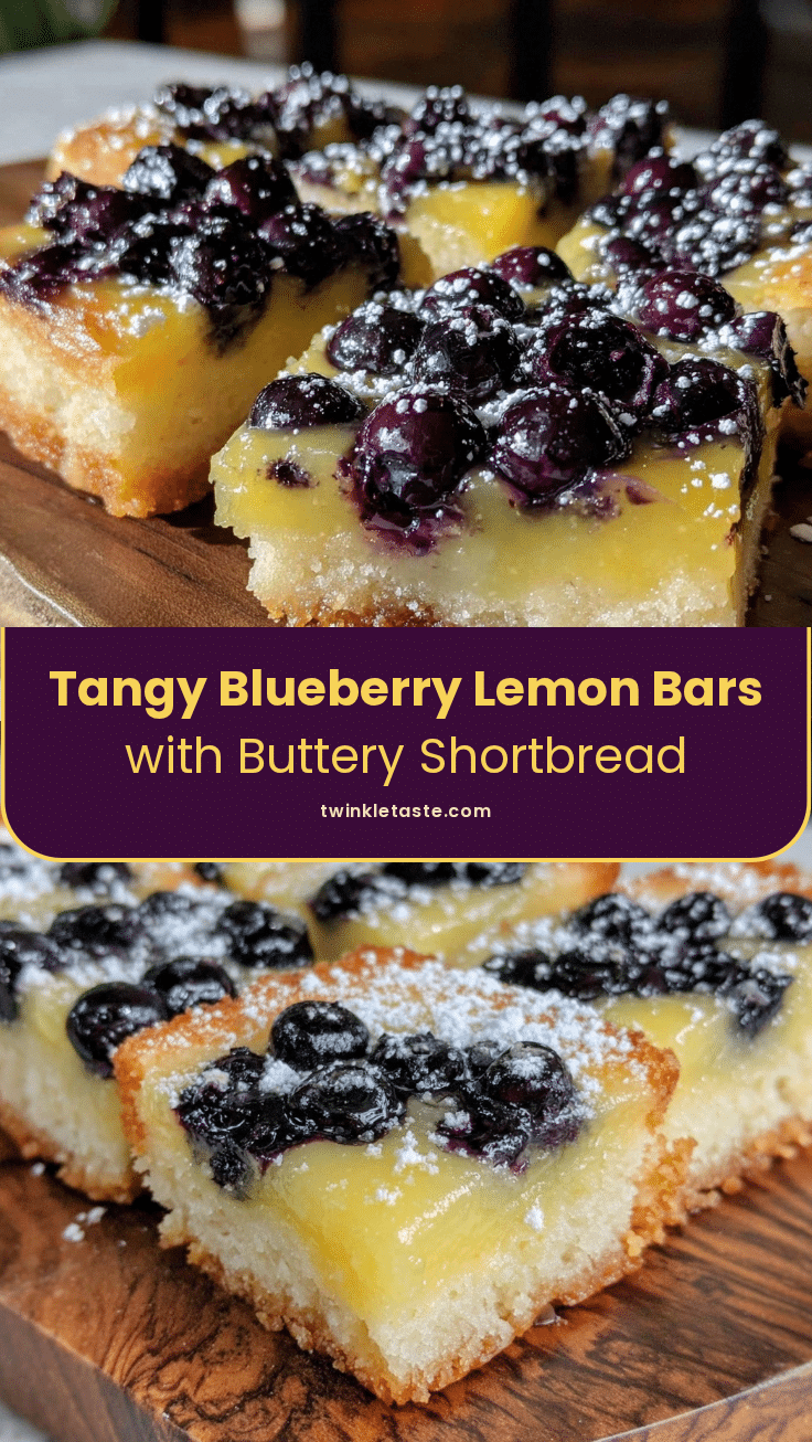 blueberry lemon bars recipe