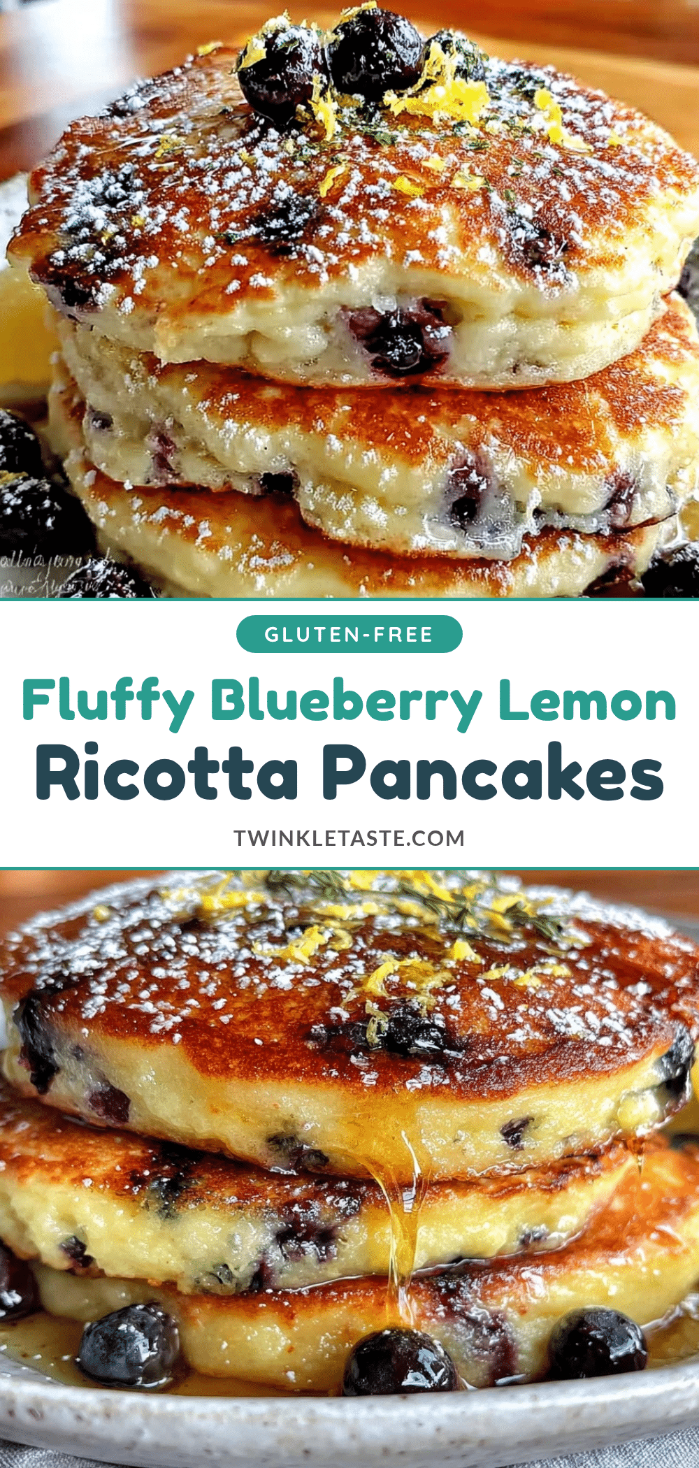 blueberry lemon ricotta pancakes recipe