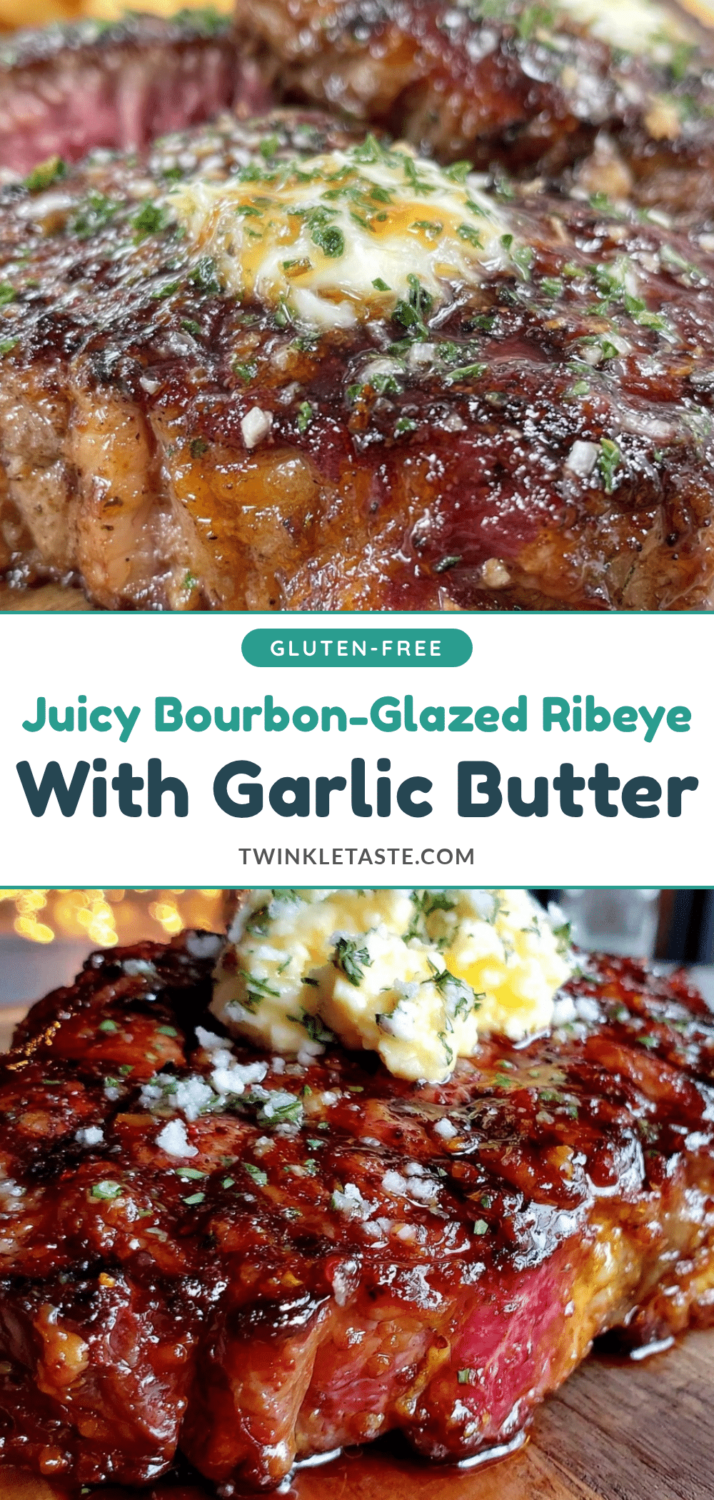 bourbon-glazed ribeye steak recipe