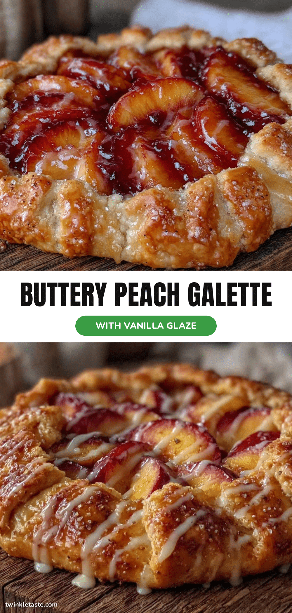 brown butter peach galette recipe