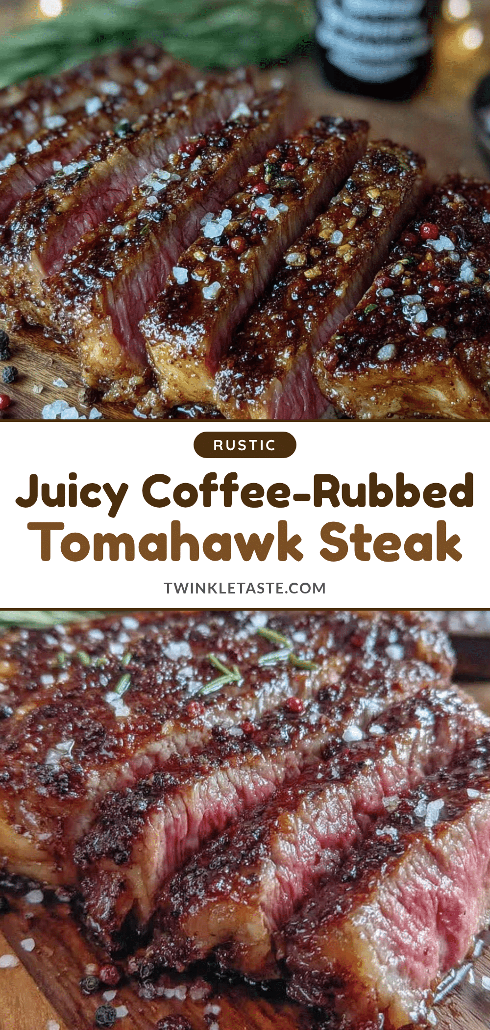 coffee-rubbed tomahawk steak recipe